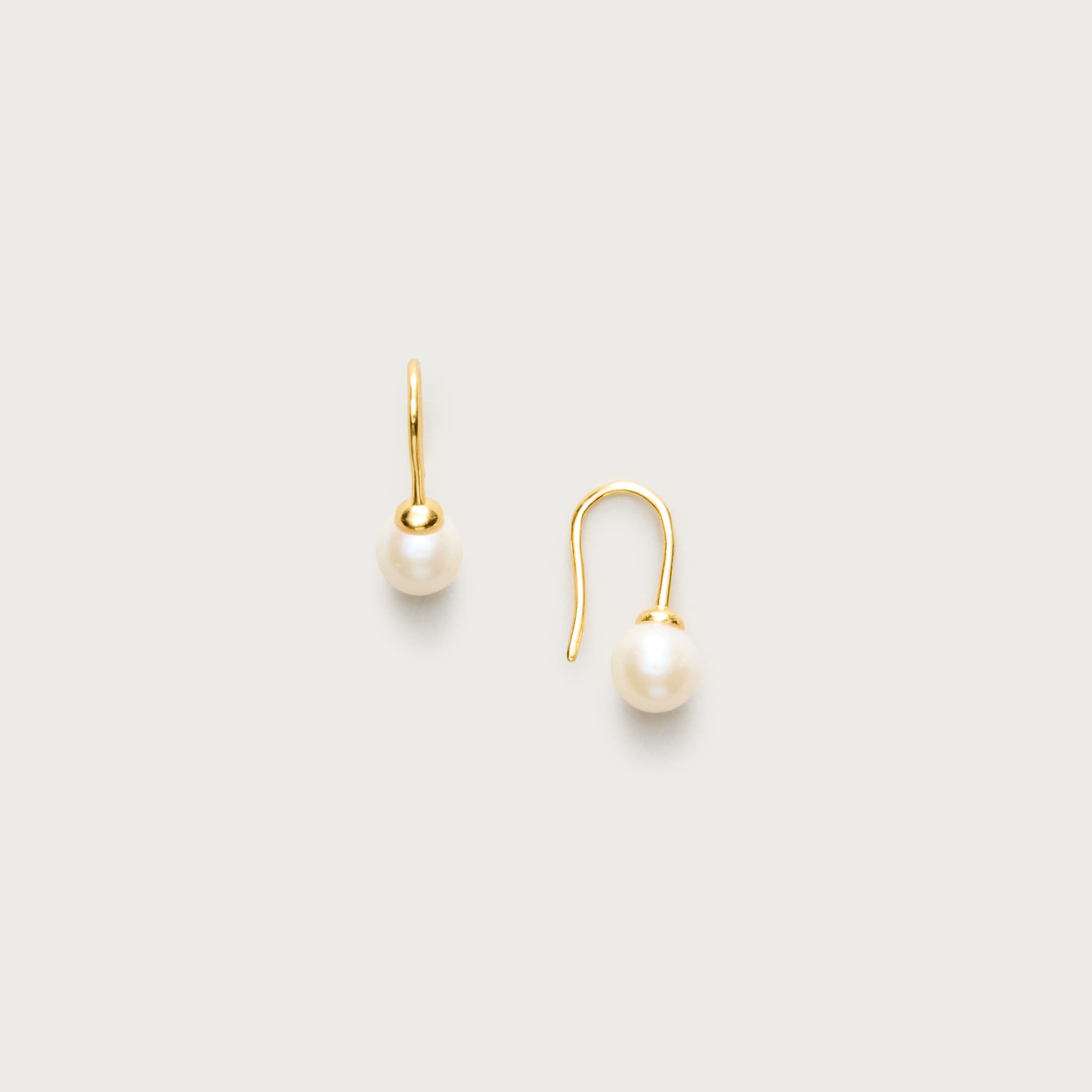 Gold vermeil freshwater pearl earrings from J.Crew - $98