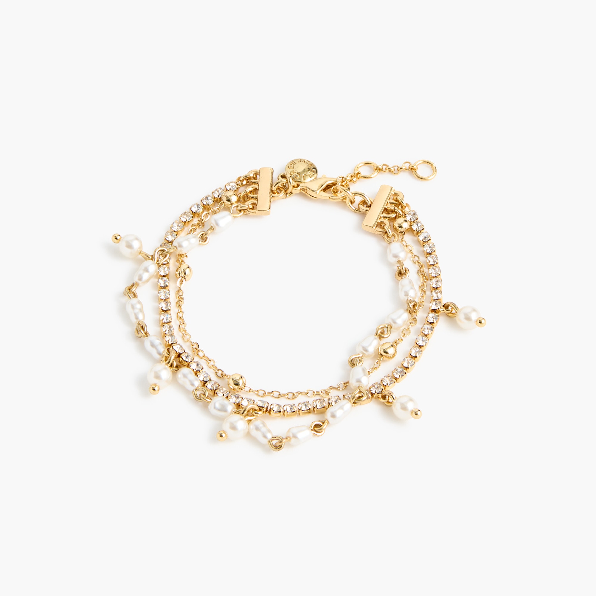 Layering pearl bracelet
