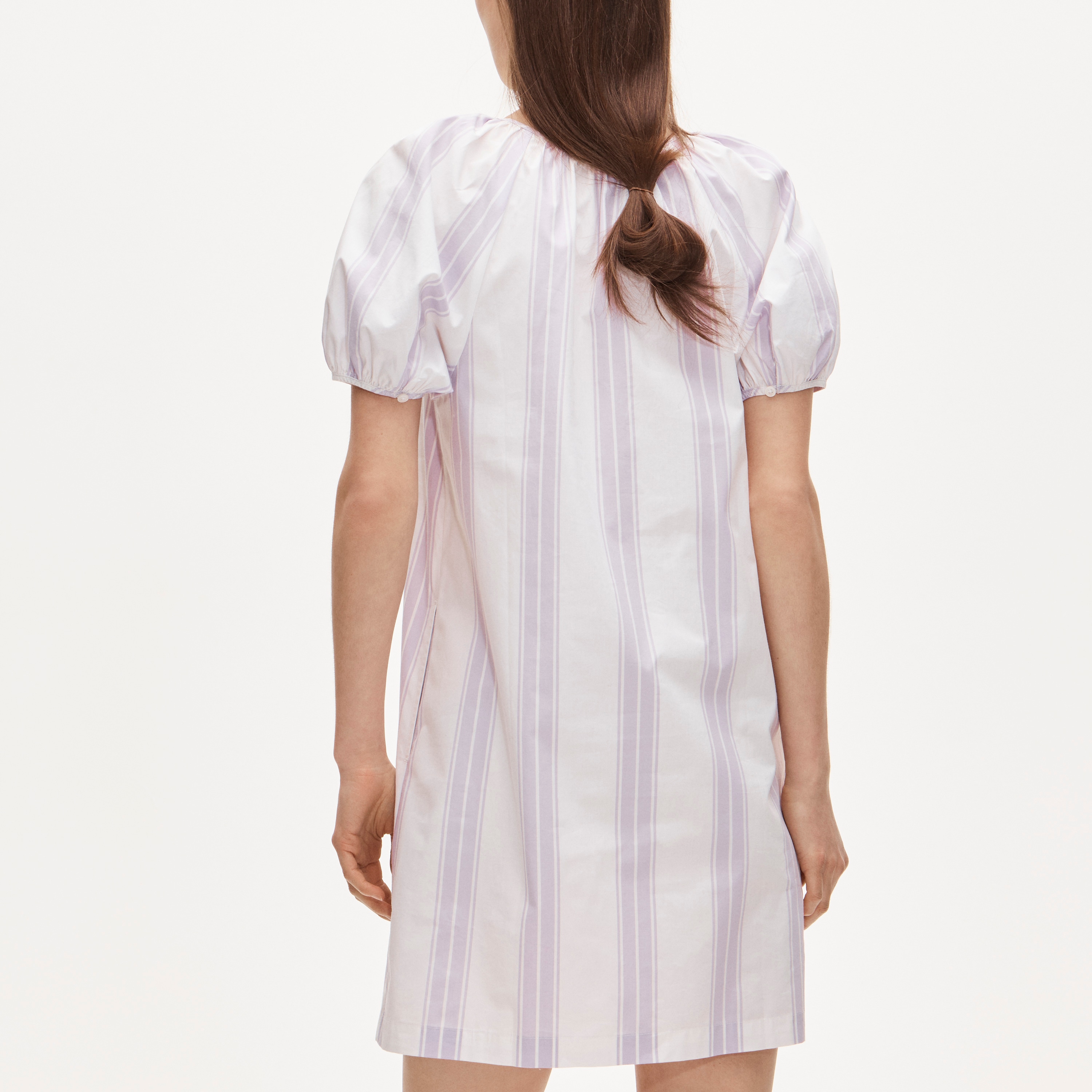 pleated popover dress Pleated Popover Midi Dress