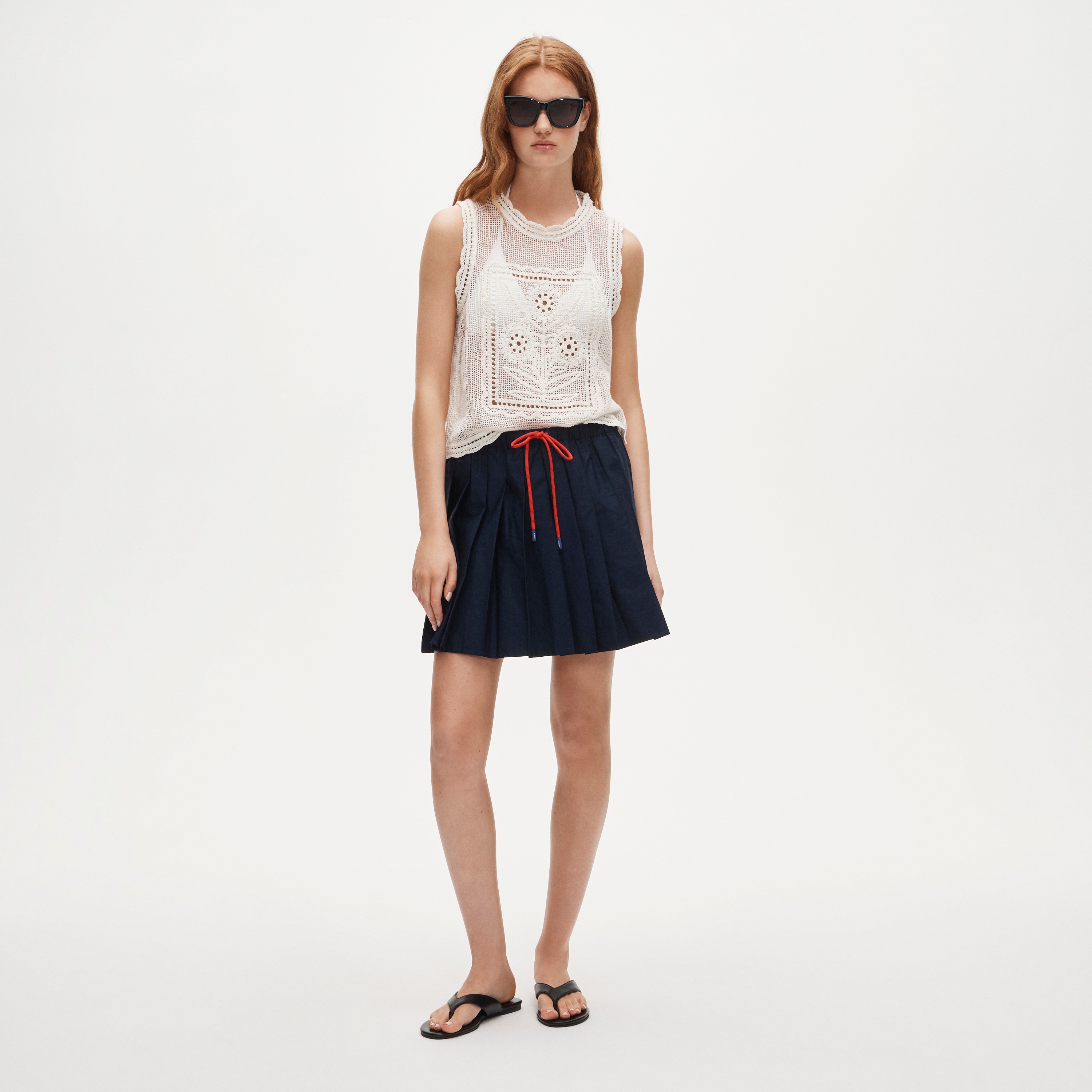 View Paracord pleated mini skirt