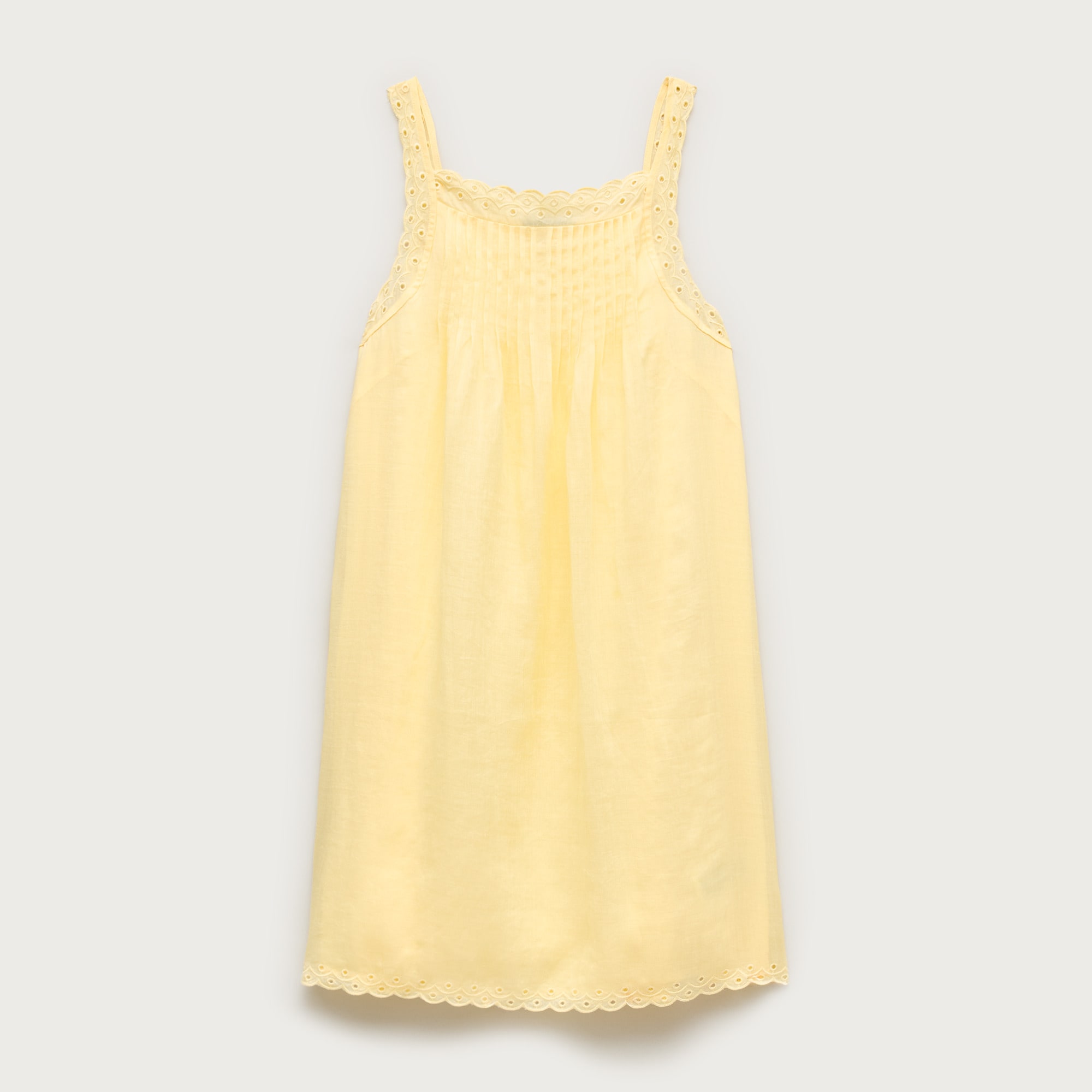 cotton poplin apron dress with convertible straps Midi Apron Dress With Adjustable Straps L