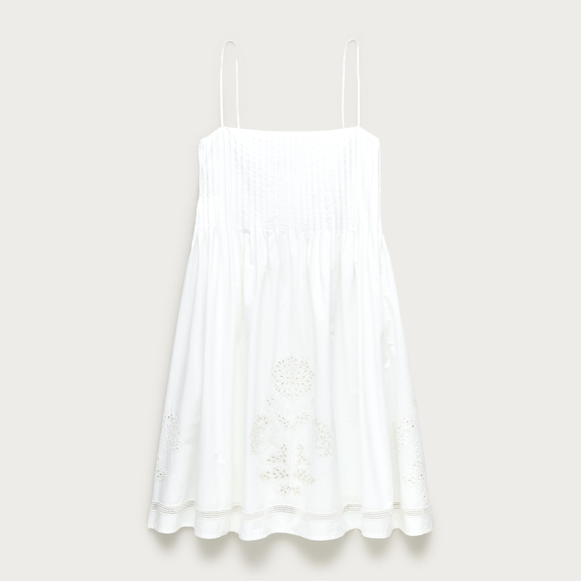 Pintuck mini dress in cotton poplin from J.Crew - $243