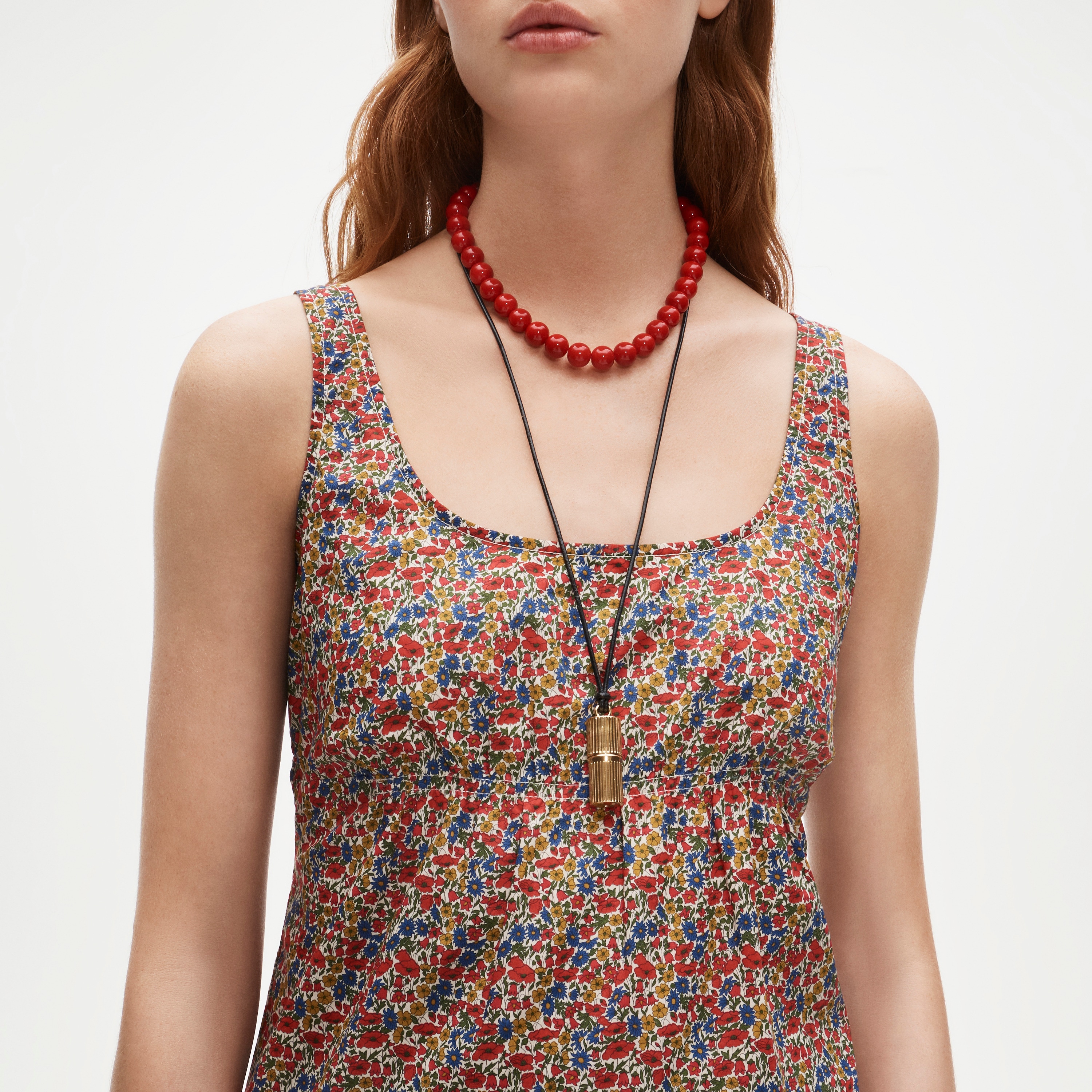 Scoopback mini dress in Liberty® floral fabric