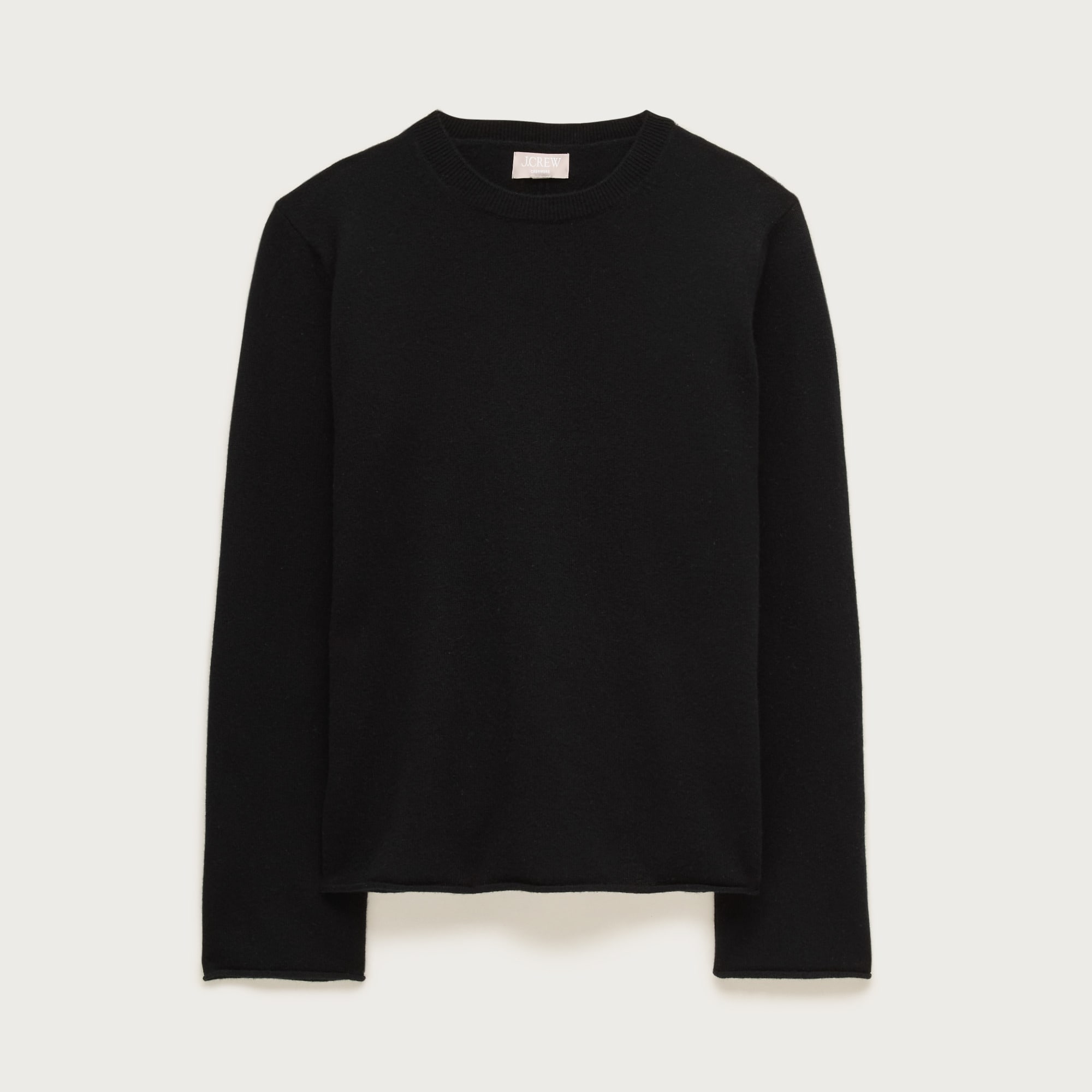 Cashmere rolled-hem crewneck sweater from J.Crew - $148