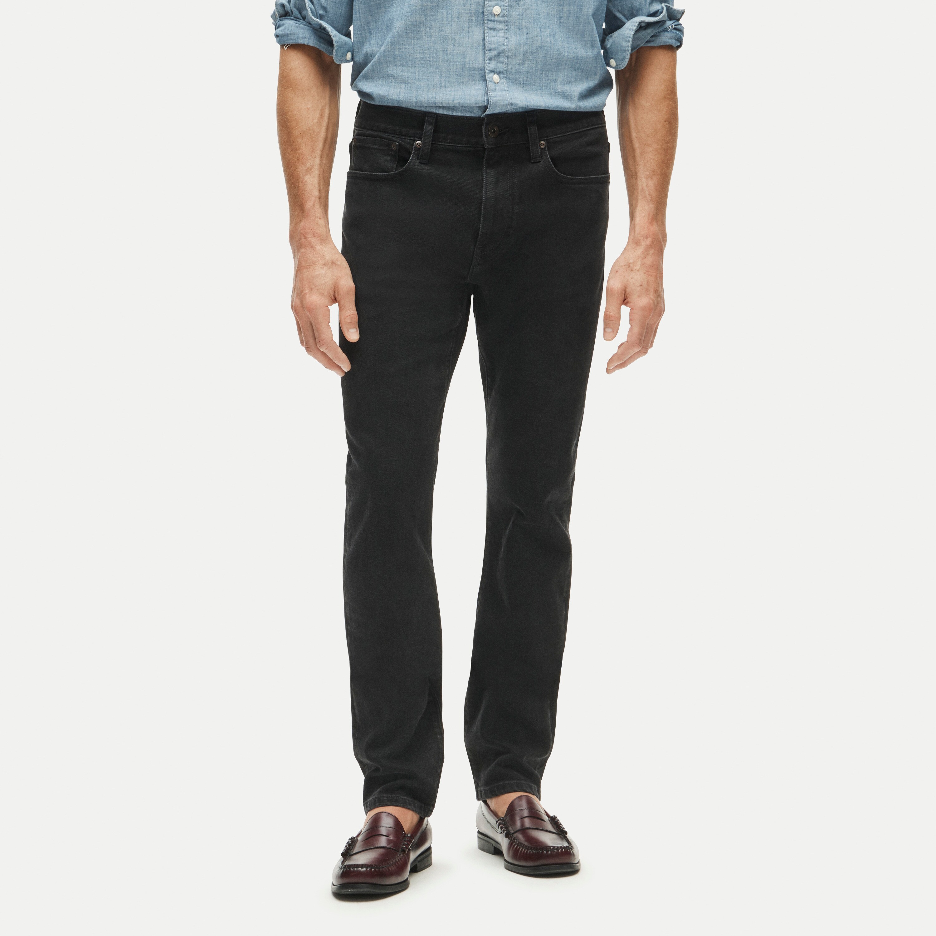 770™ Straight-fit stretch jean in black wash
