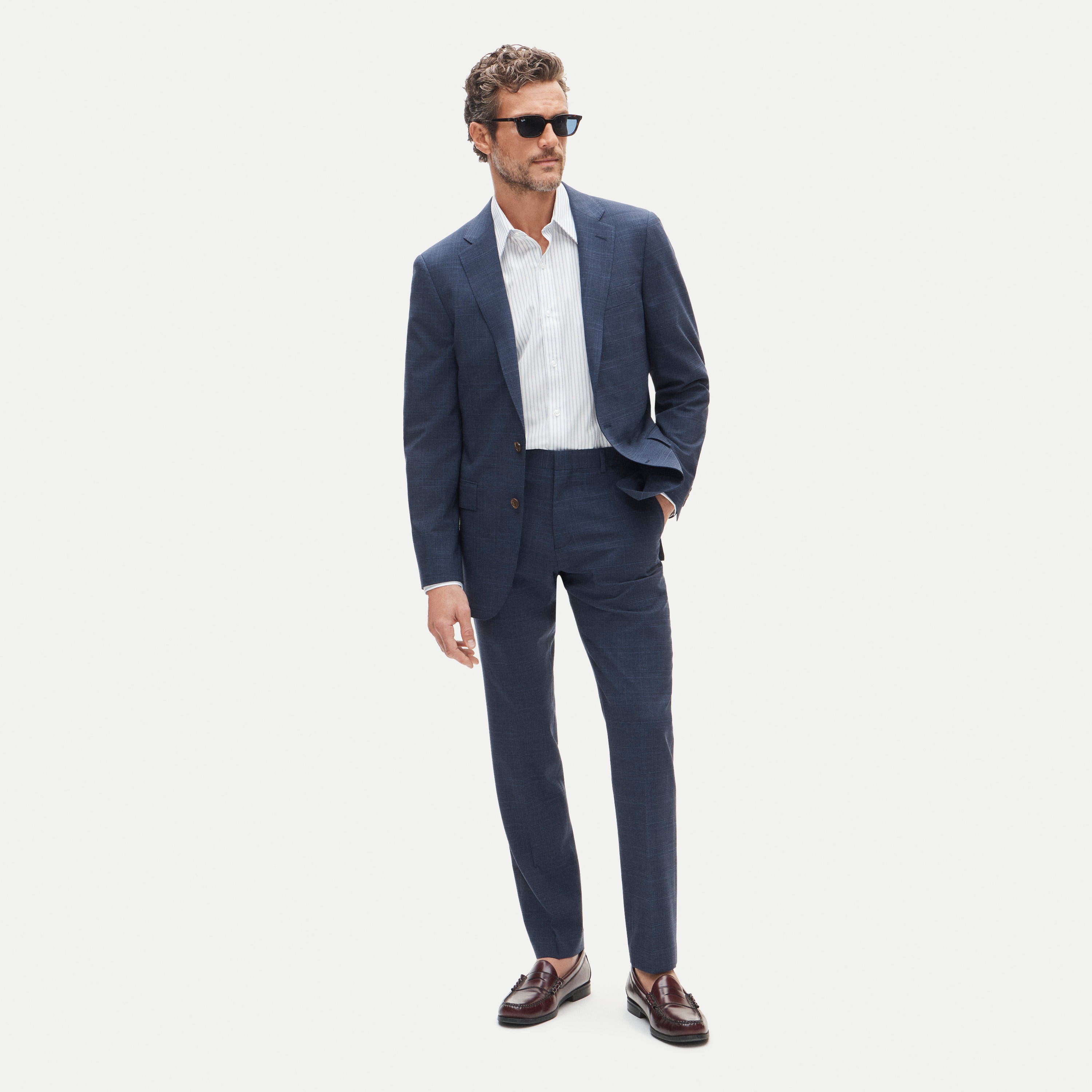 Ludlow Traveler Slim-fit suit jacket in Italian stretch wool blend
