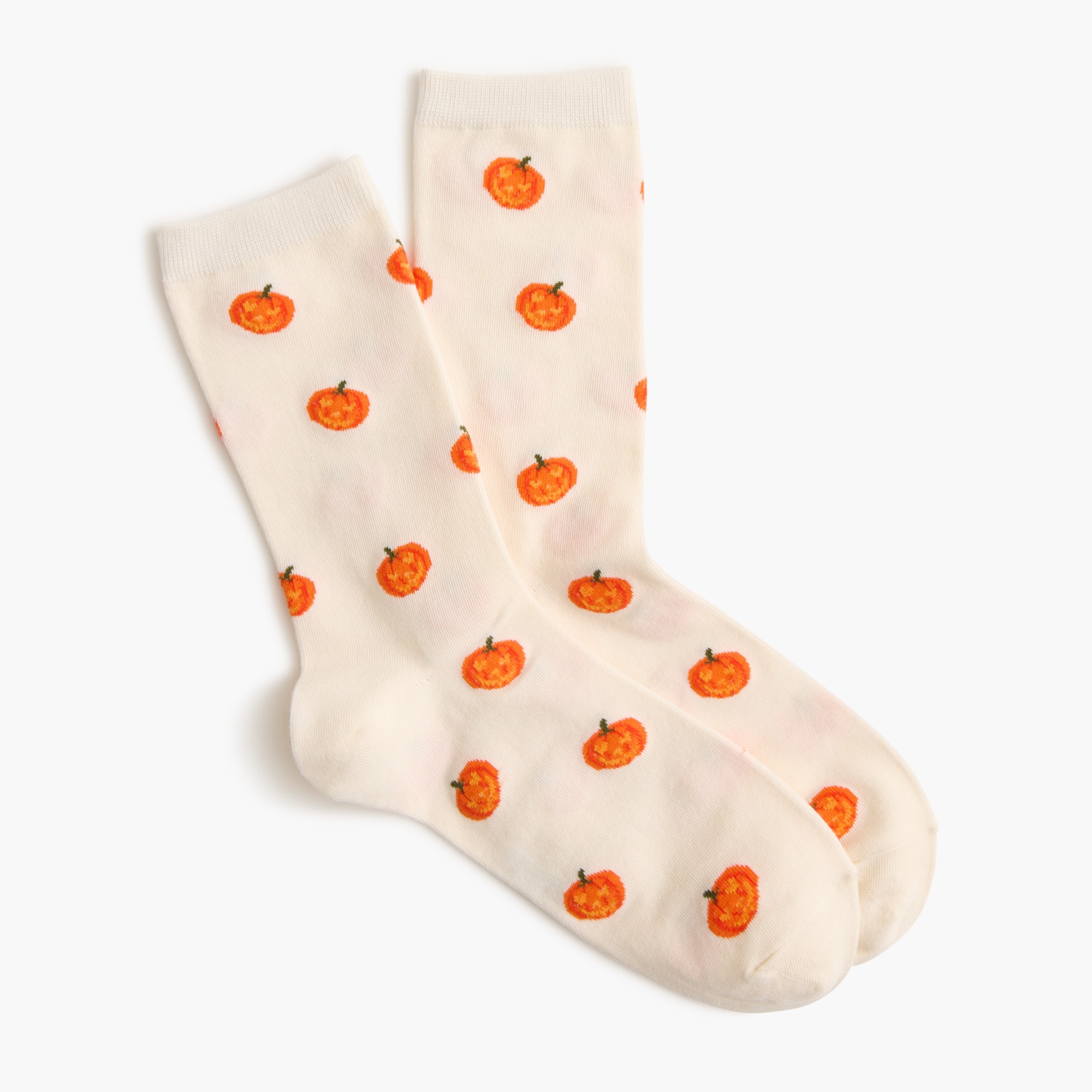 Pumpkin trouser socks