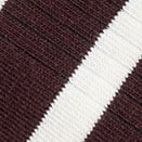 Striped trouser socks CHOCOLATE BERRY