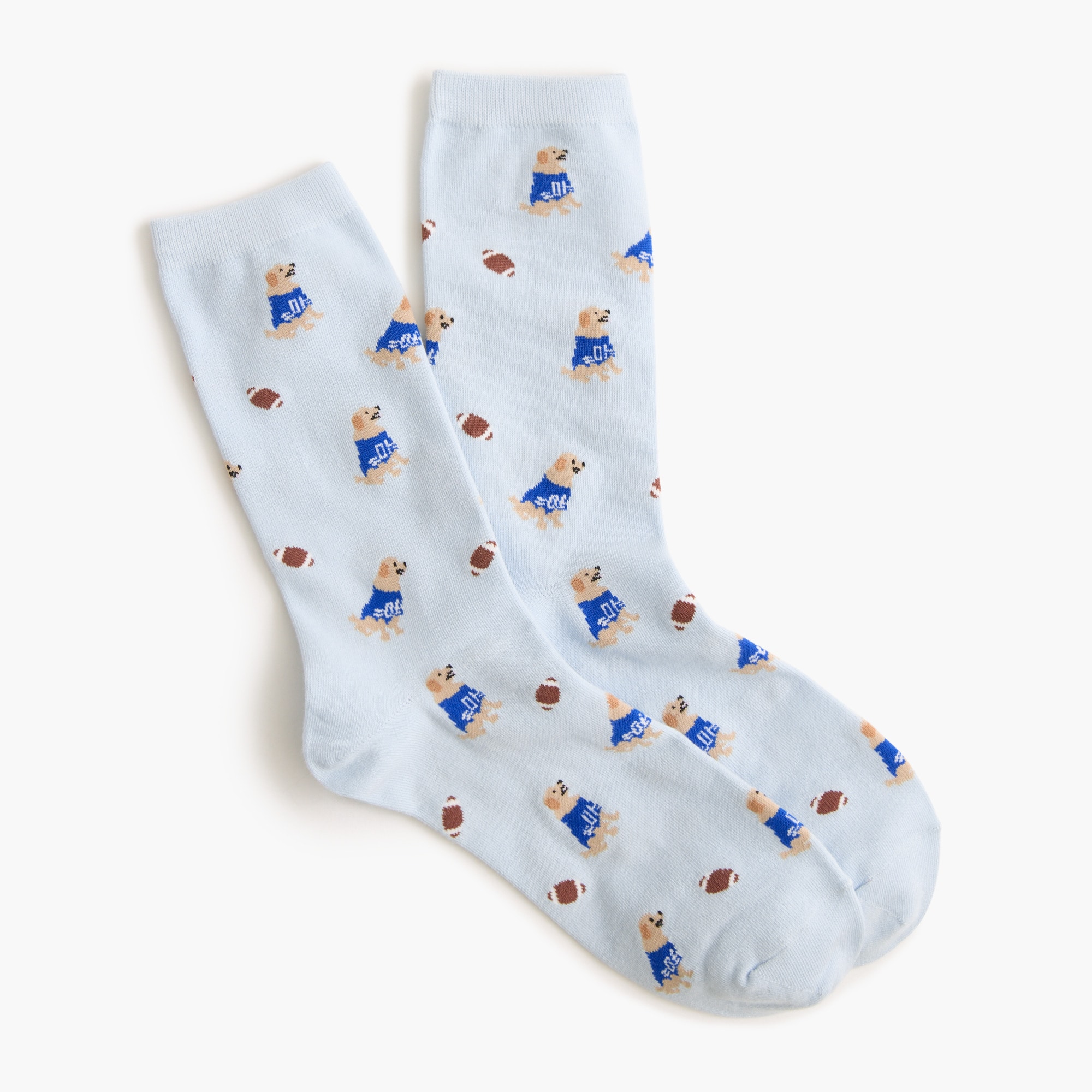 Football dogs trouser socks