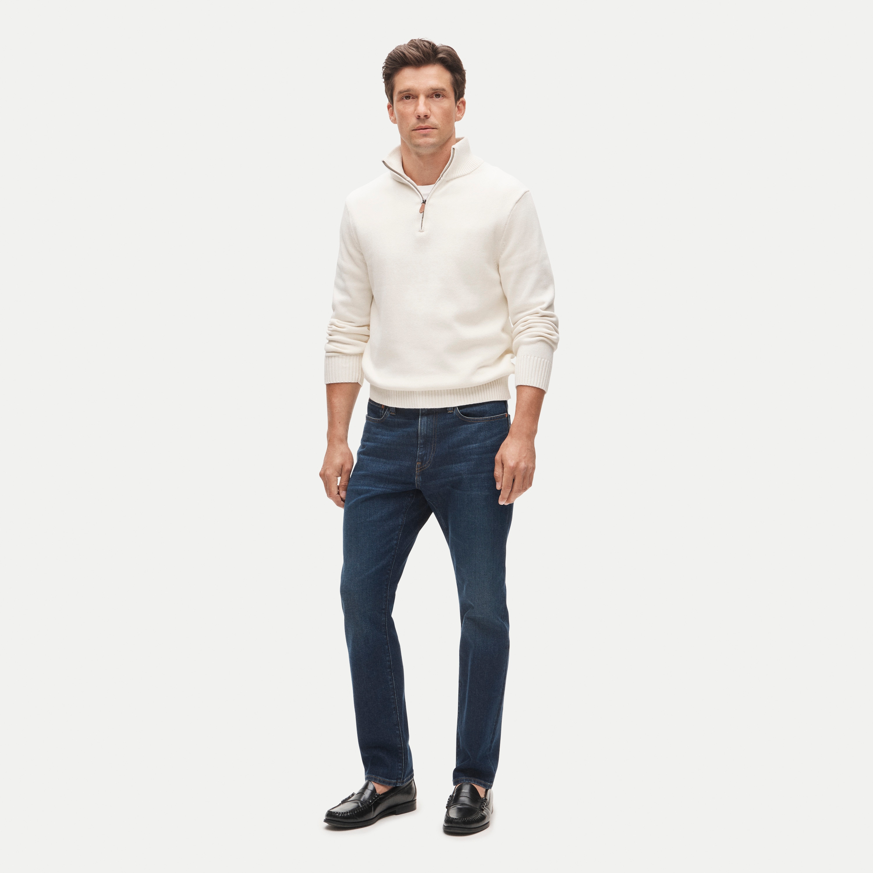 Athletic Straight-fit stretch jean in one-year wash - thumbnail 2