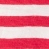Striped long-sleeve girlfriend tee IVORY CARDINAL