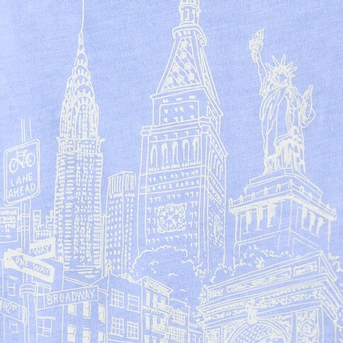 Book-smart dog graphic tee NEW YORK CITY