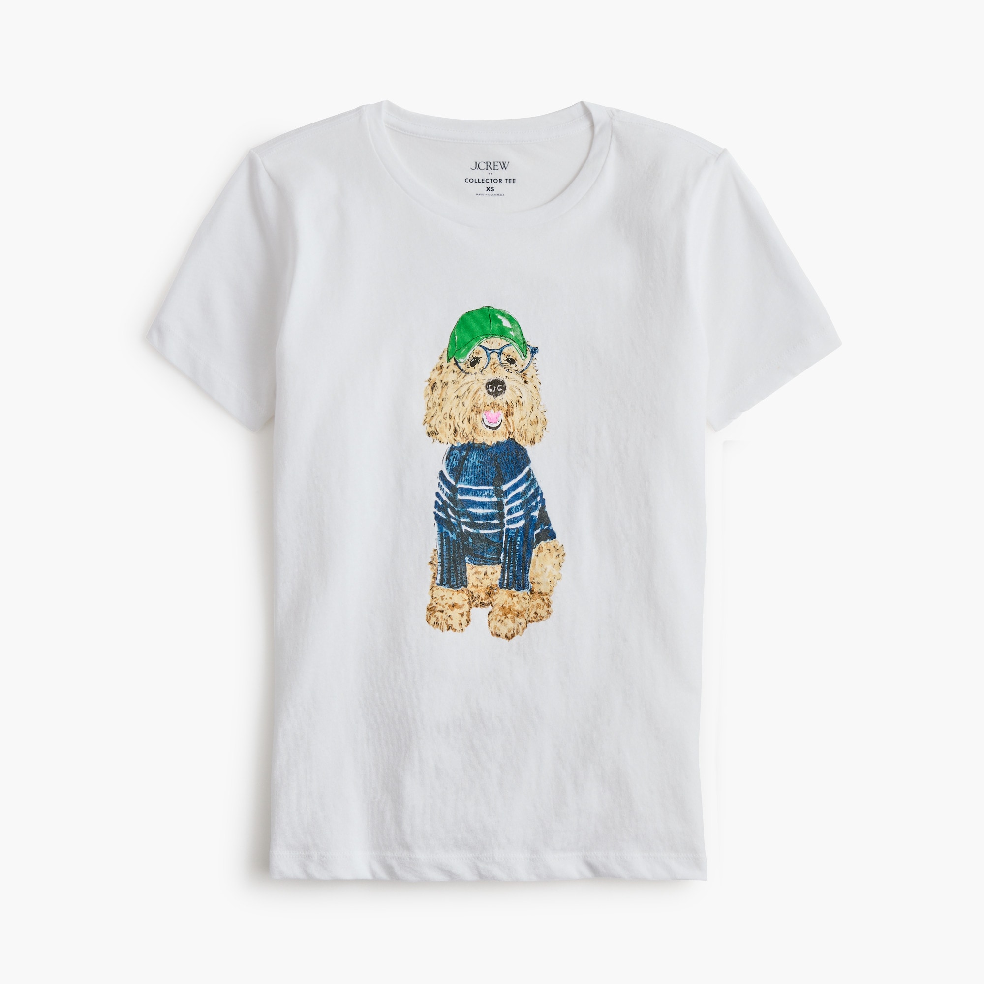 Book-smart dog graphic tee