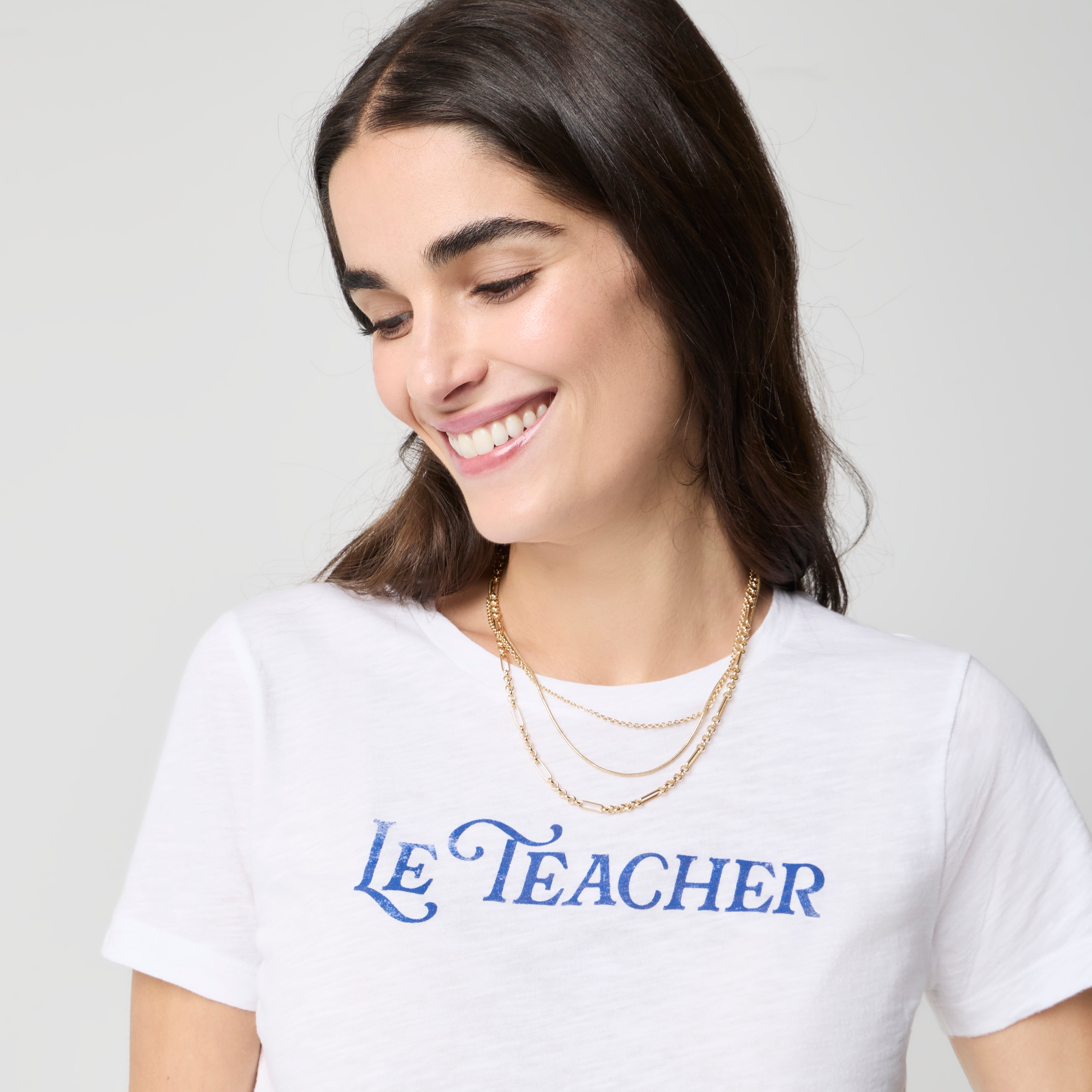 "Le teacher" graphic tee