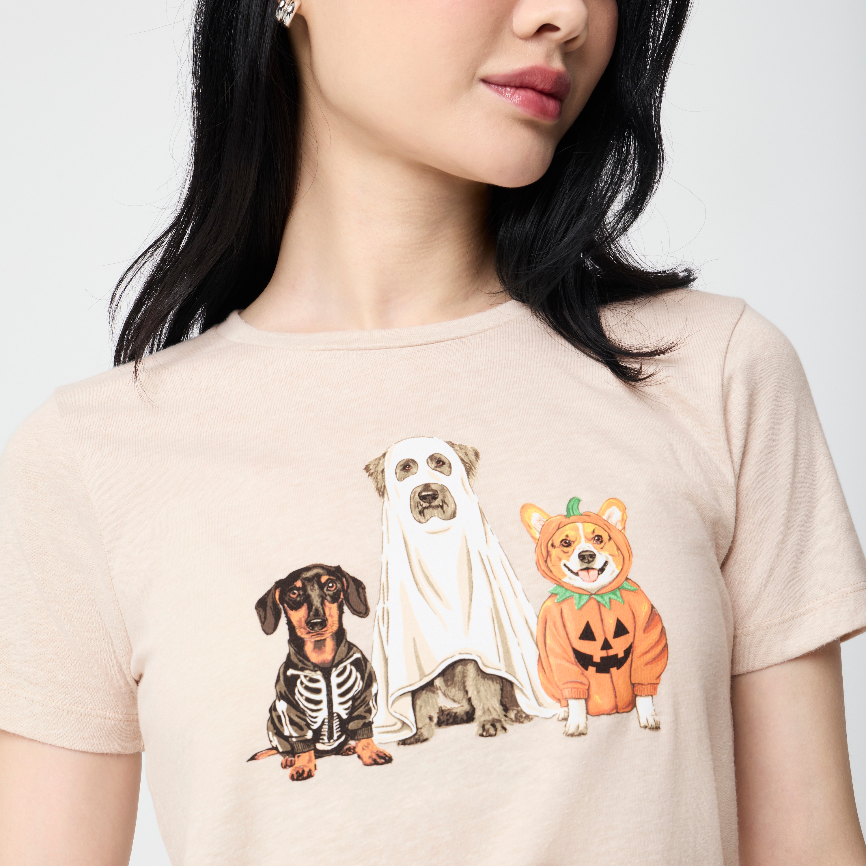 Halloween dogs graphic tee