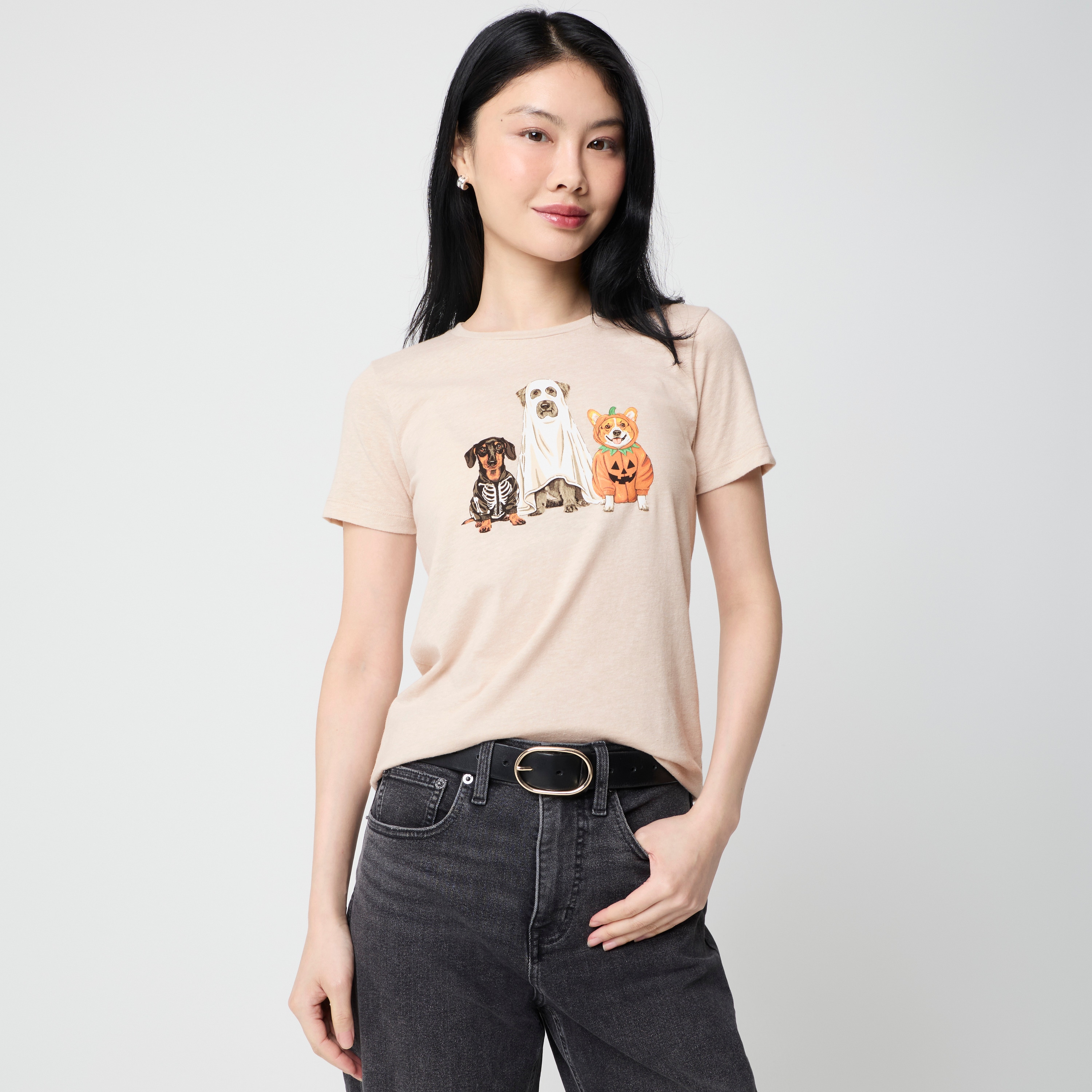Halloween dogs graphic tee