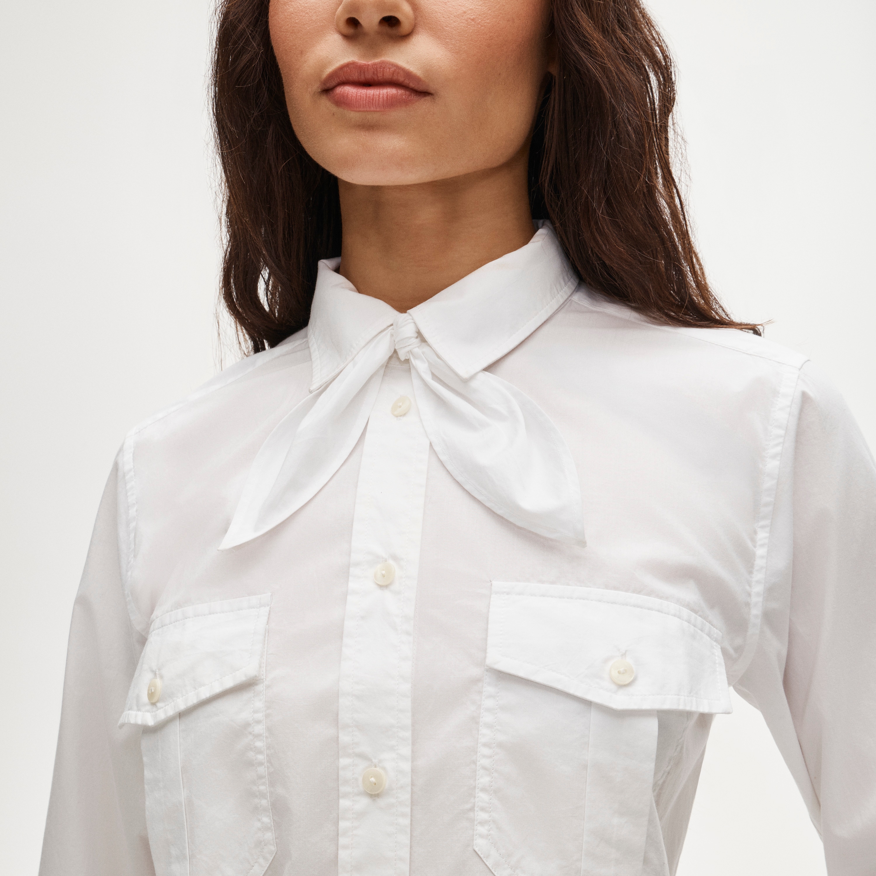 Jules classic-fit tie-neck shirt - image 4