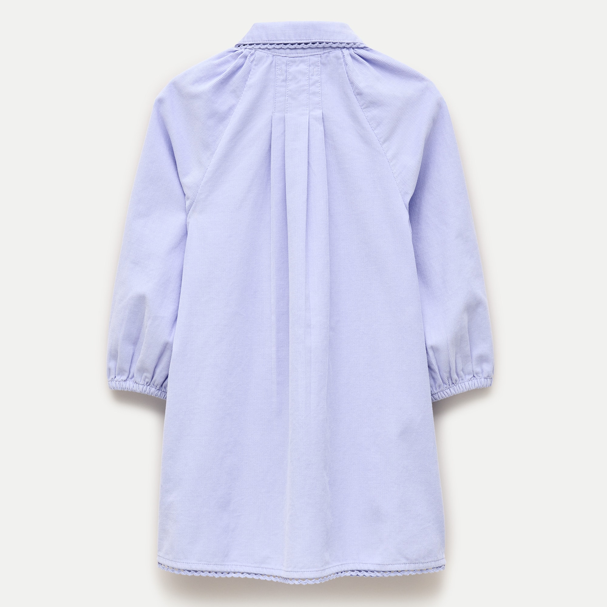 Girls' collared corduroy dress