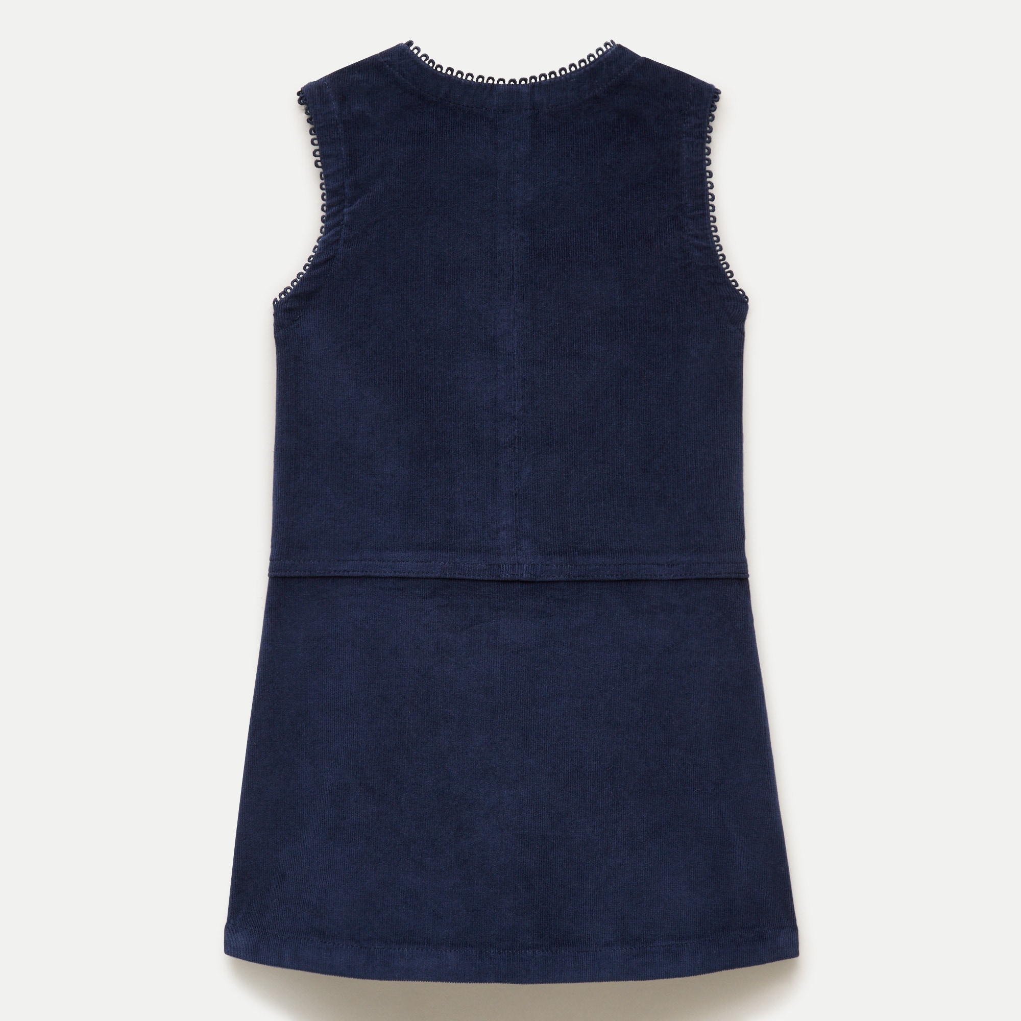 Girls' corduroy pinafore dress