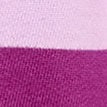 Girls' junior varsity sweatshirt-dress in stripe DUSTY MAUVE INKY MAGENT