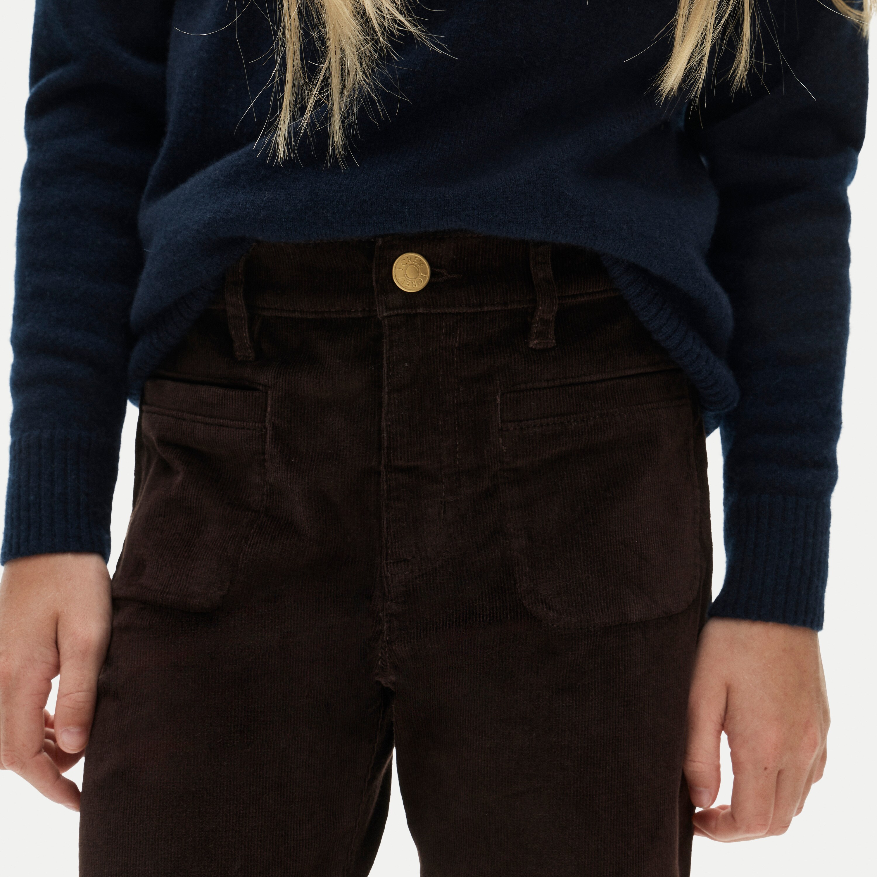 Girls' flare corduroy pant