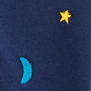 Girls' everyday sweatpant in embellished cozy rib DEEP NAVY