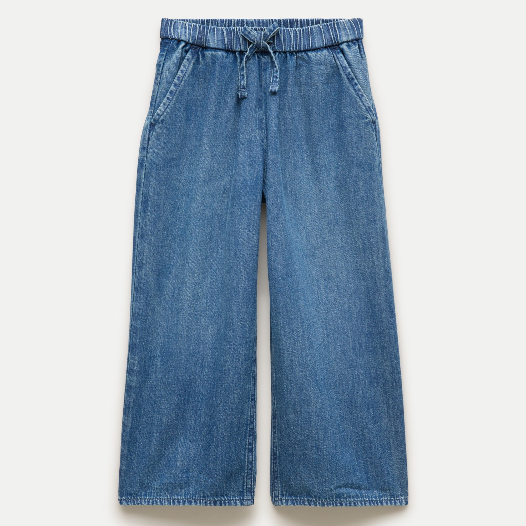 Girls' Cosmo pant in drapey denim