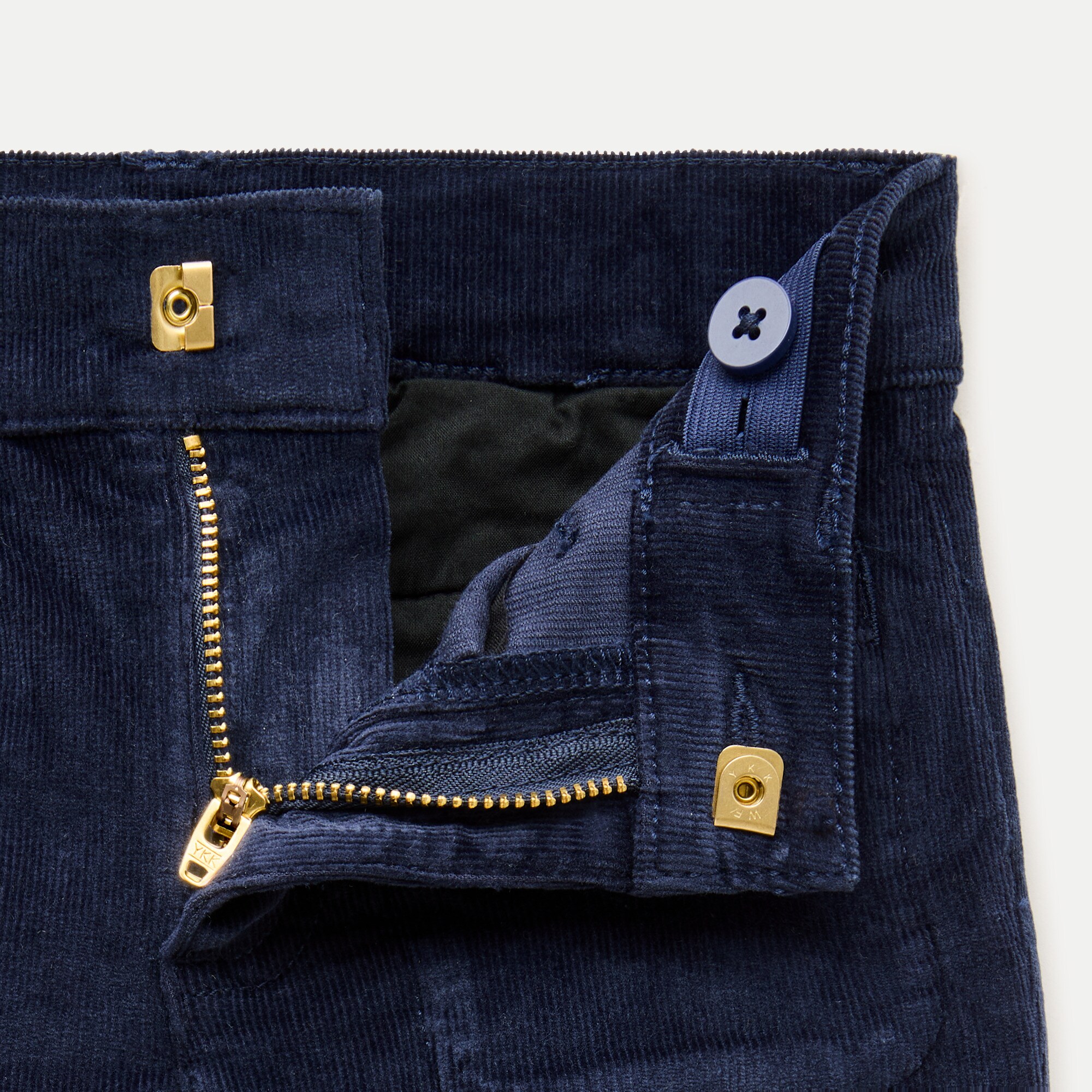 Girls' flare corduroy pant with embroidery