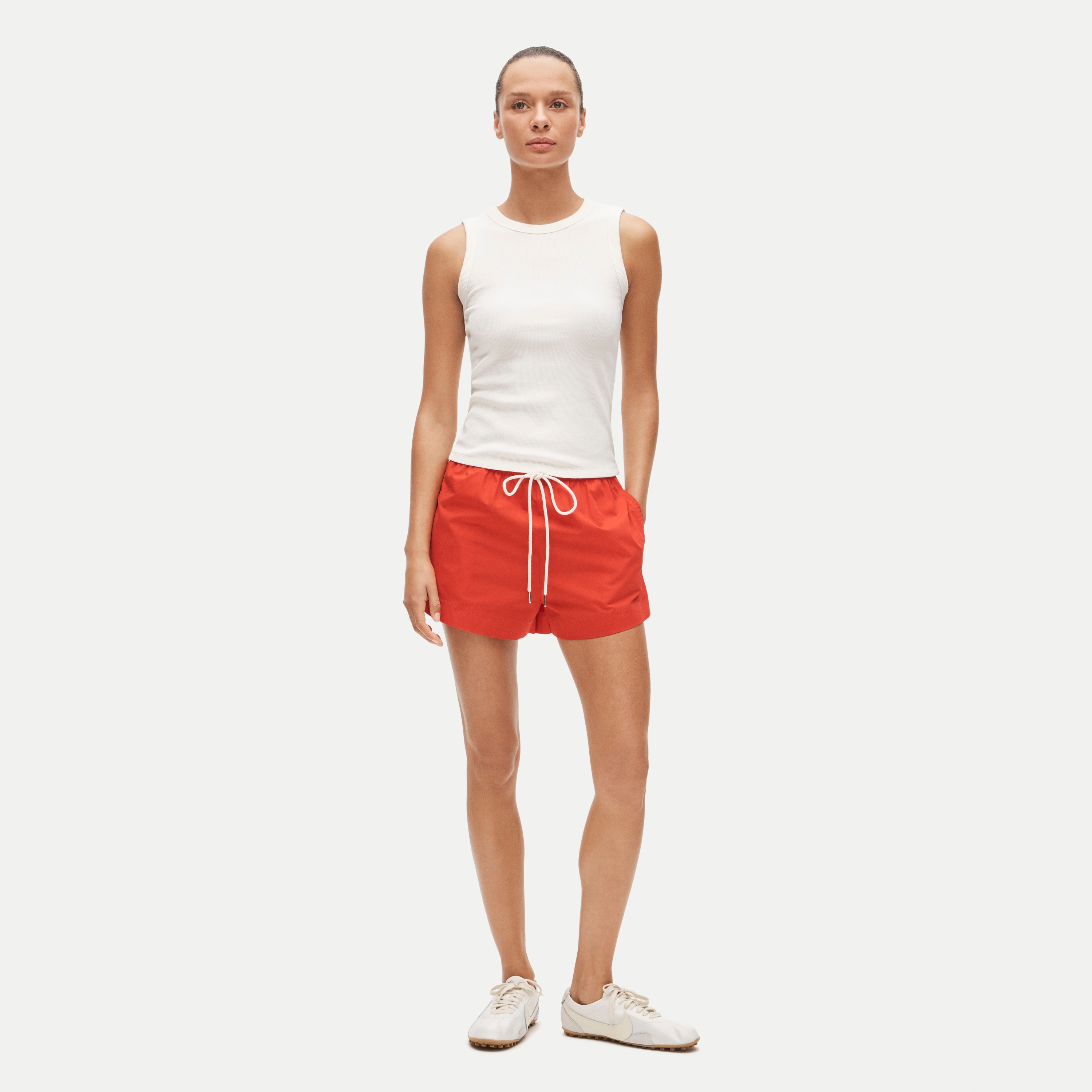 Perfect rib crewneck tank top