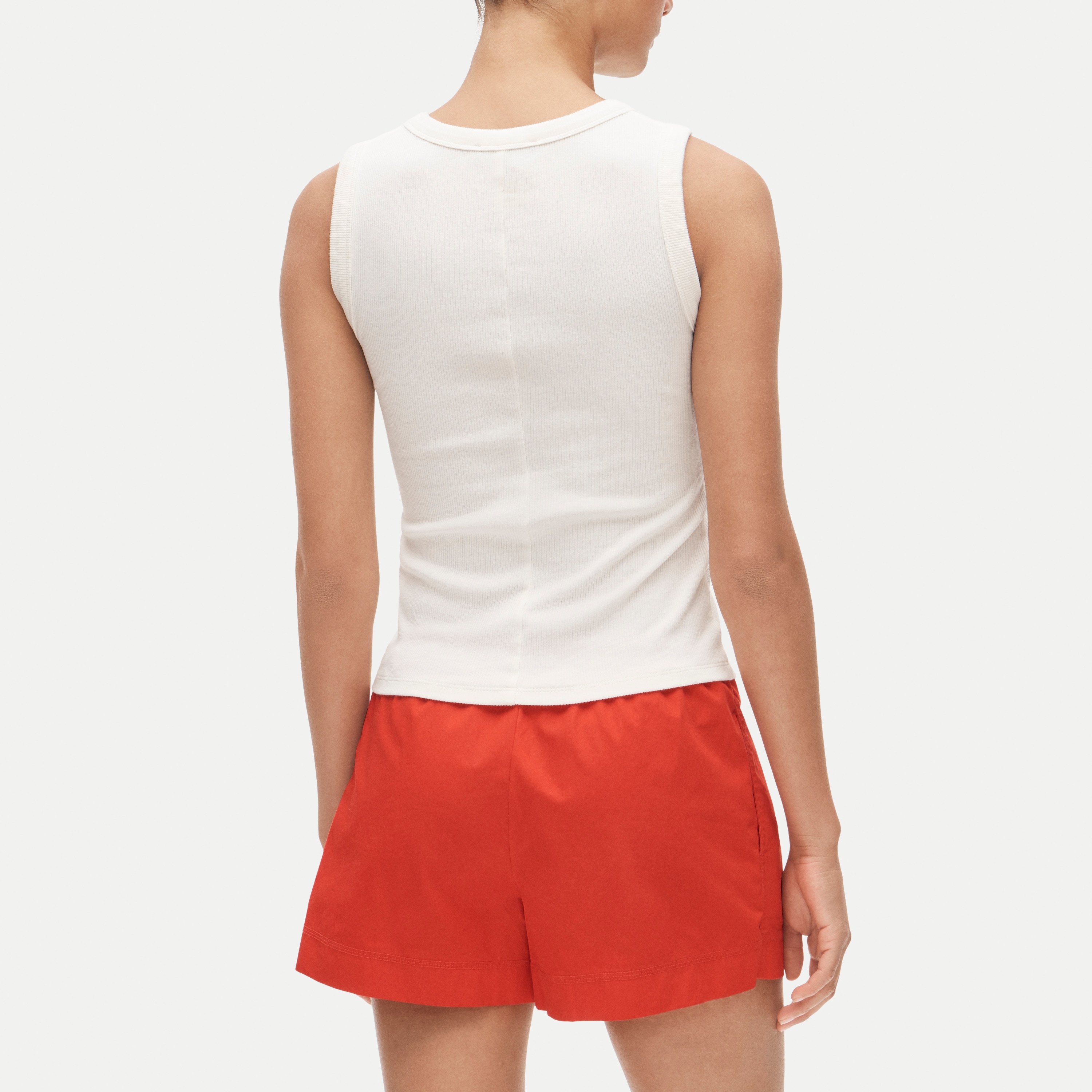 Perfect rib crewneck tank top