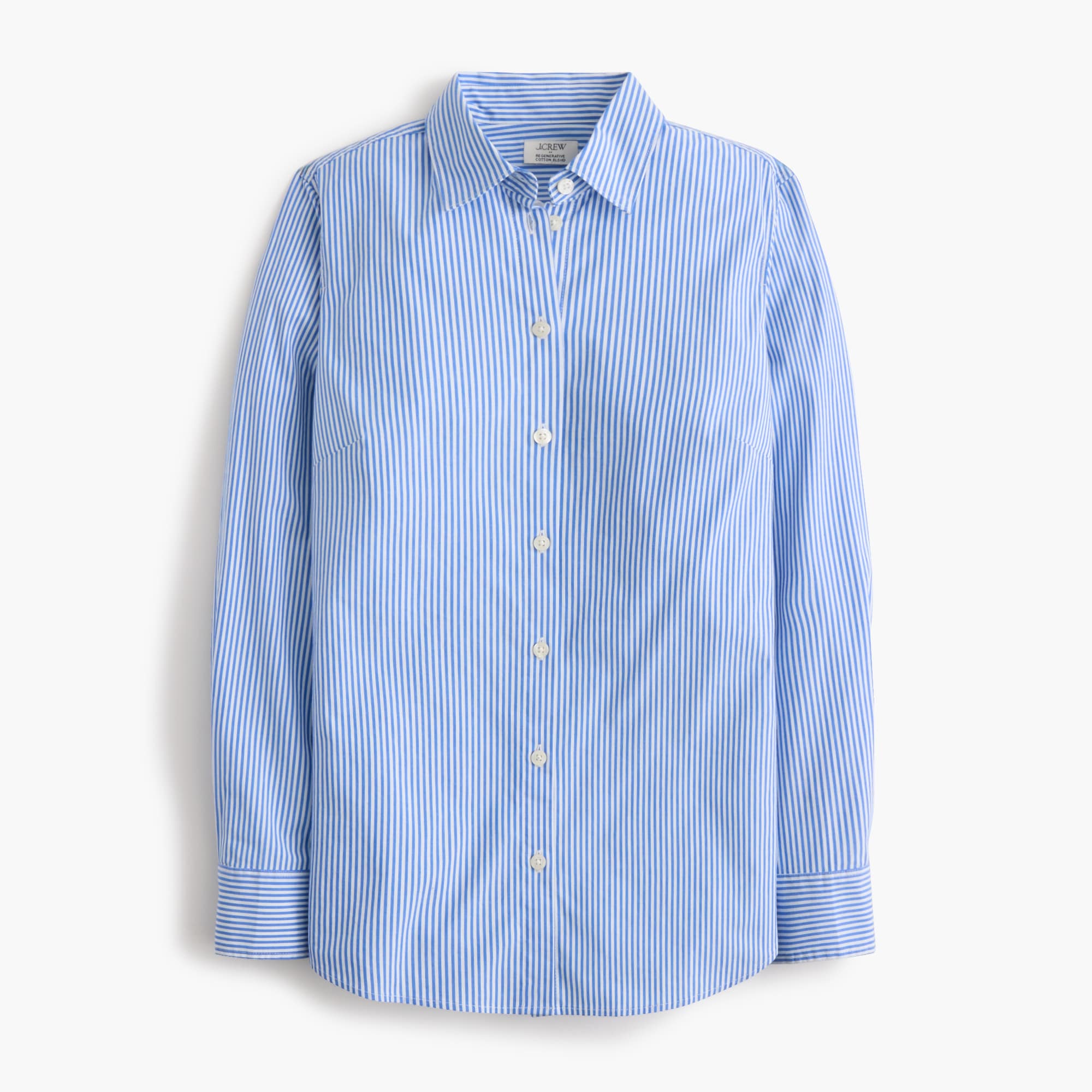 Poplin button-up shirt in signature fit