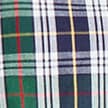 100% cotton gingham button-up shirt in signature fit NAVY VINTAGE PALM