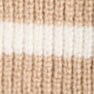 Button-neck sweater LT KHAKI IVORY STRIPE