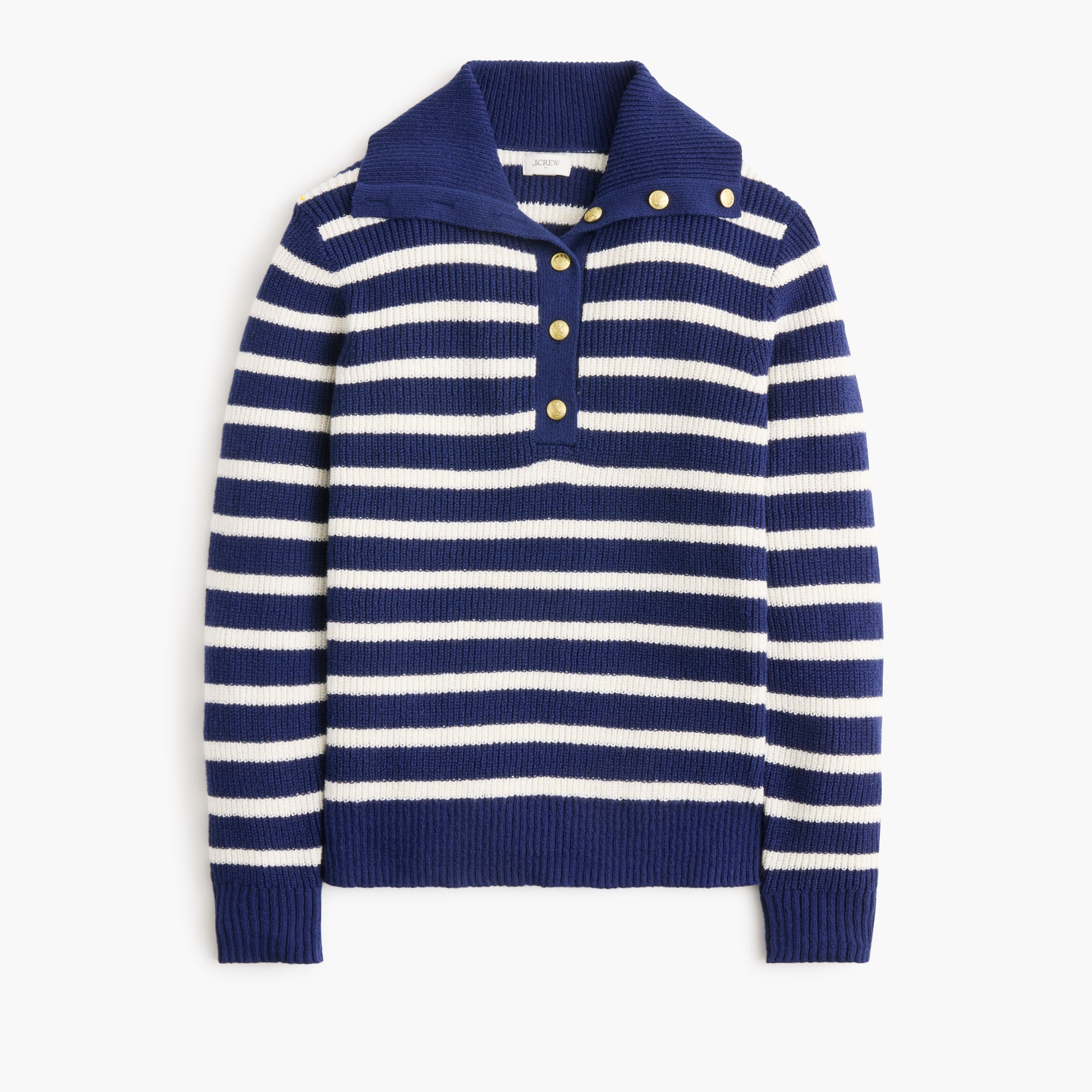 Button-neck sweater