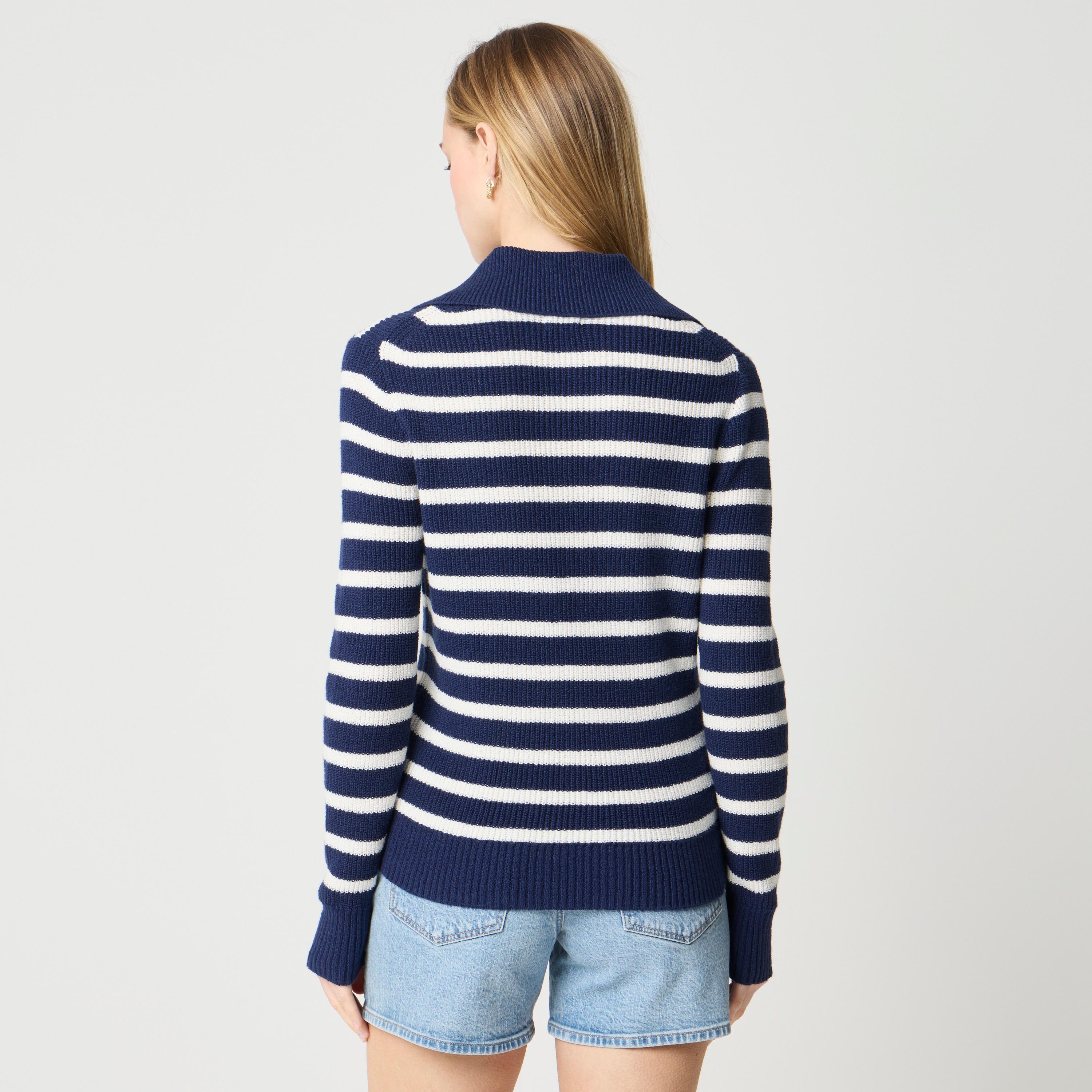 Button-neck sweater