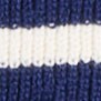 Button-neck sweater ANT NAVY IVORY STRIPE