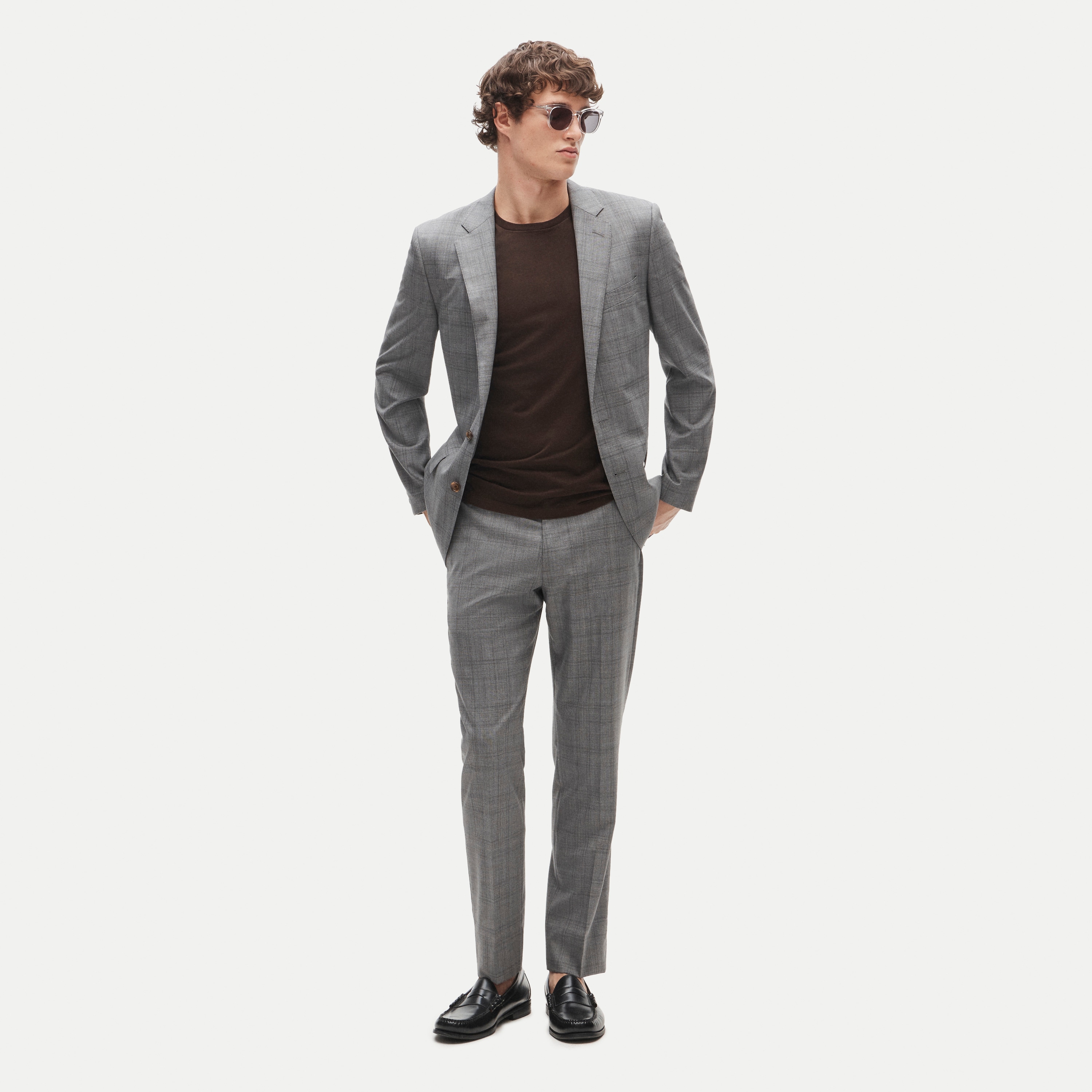 Ludlow Slim-fit suit jacket in Italian wool
