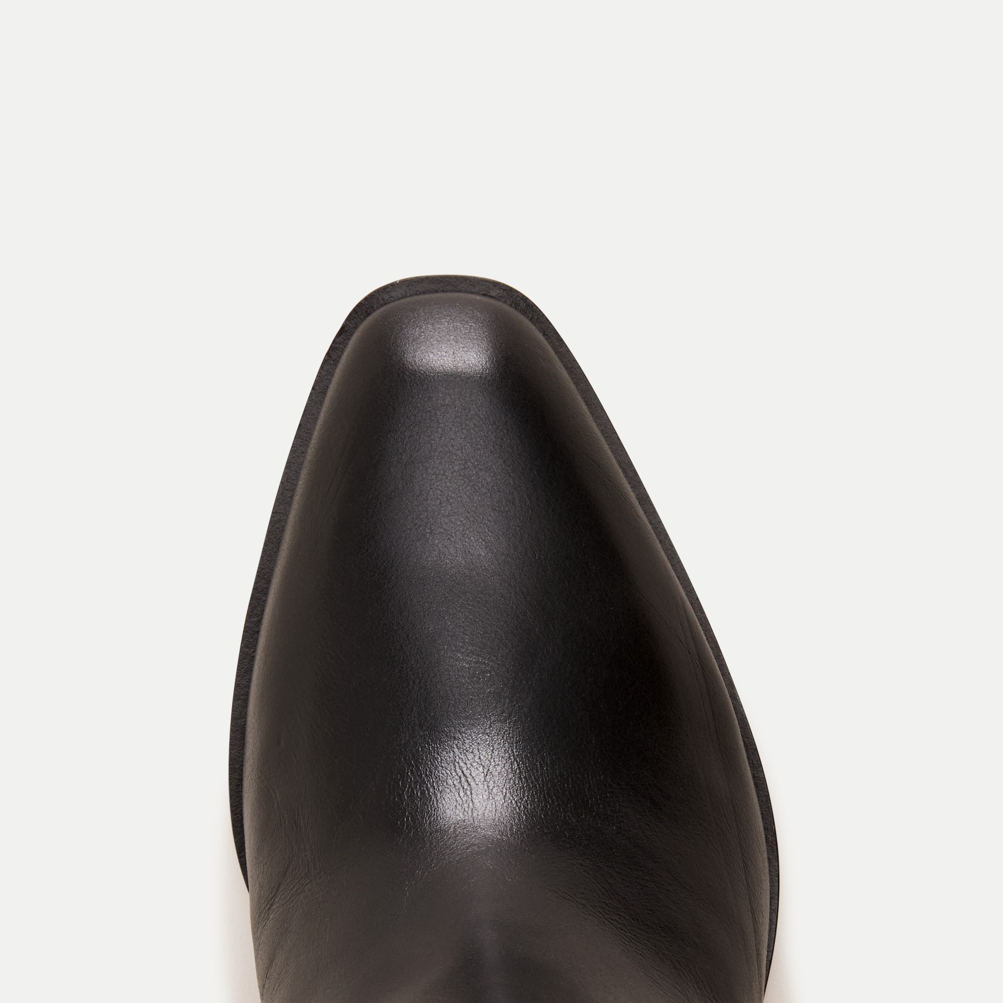 Western knee-high boots in leather