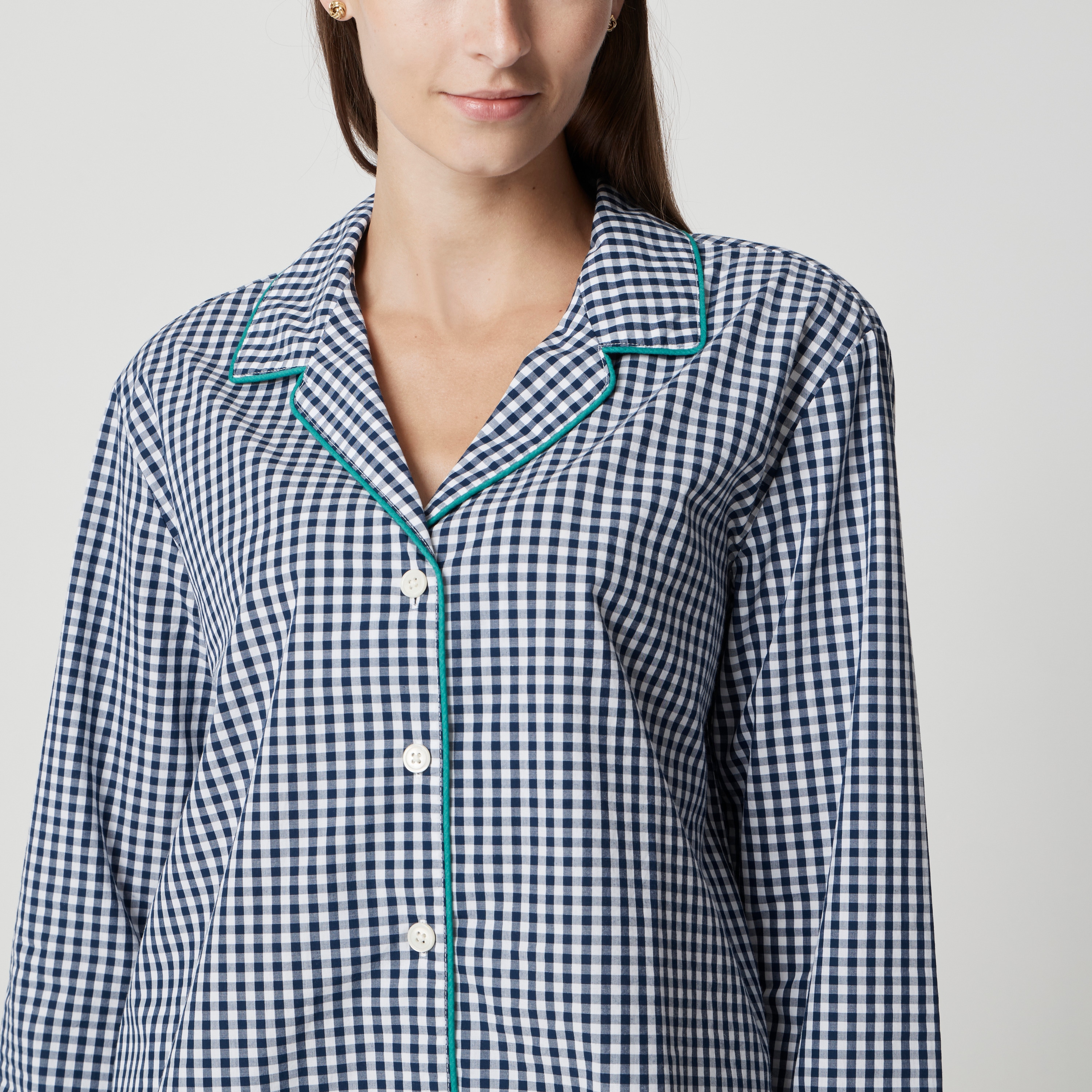 Wide-leg pant pajama set