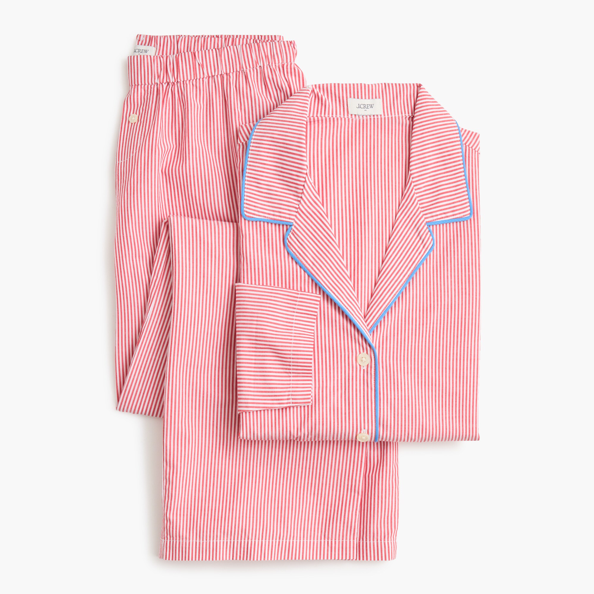 100% cotton wide-leg pant pajama set