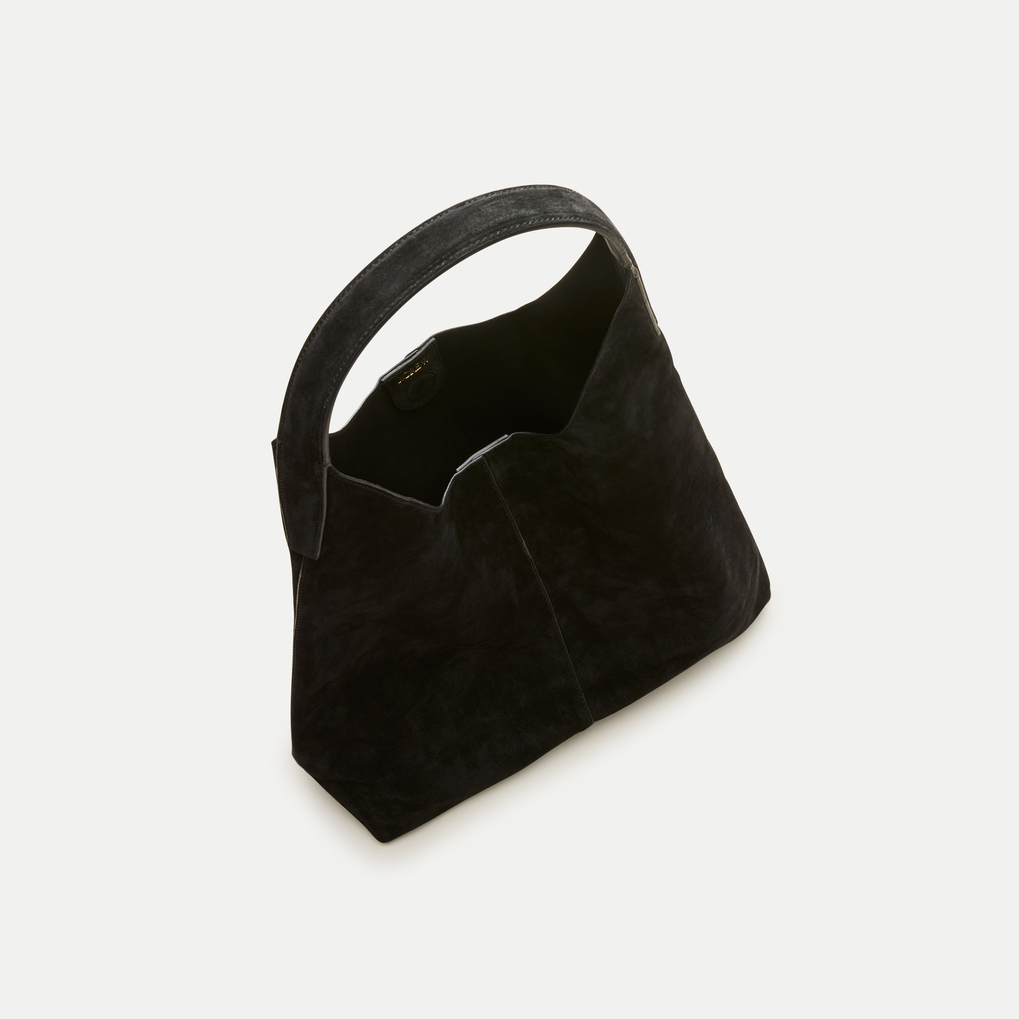 Slouchy tote in suede