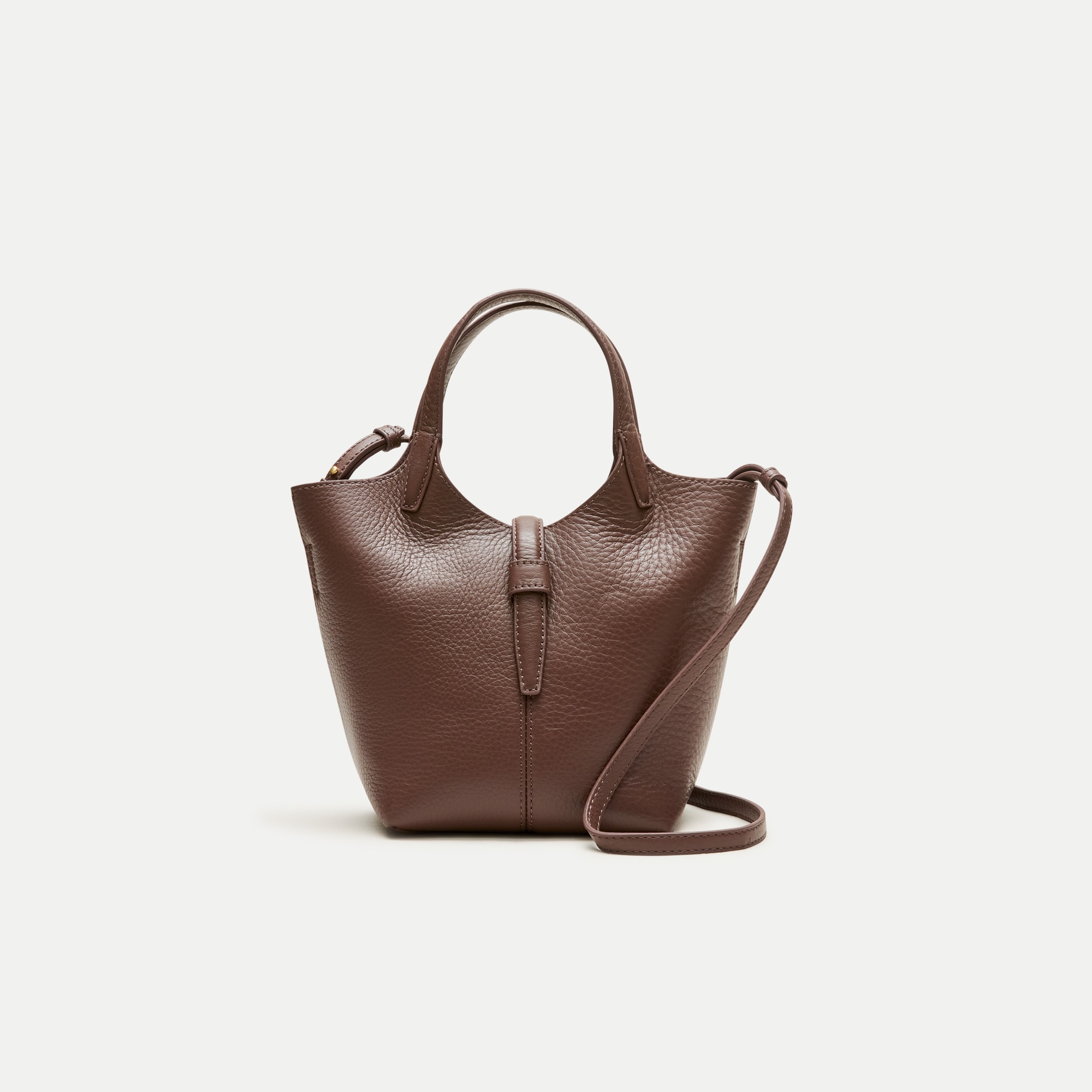 Yorke small tote in leather