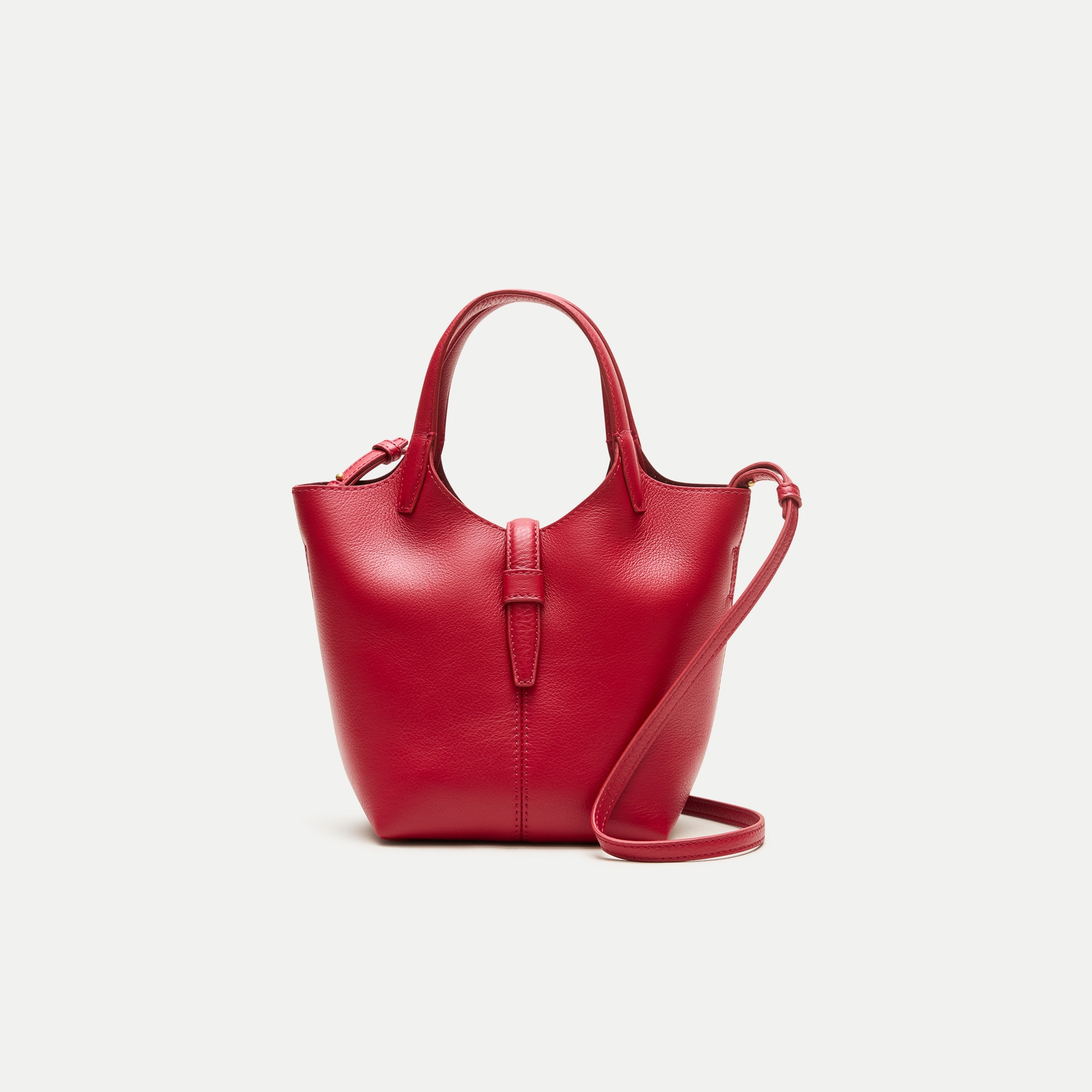 Yorke small tote in leather