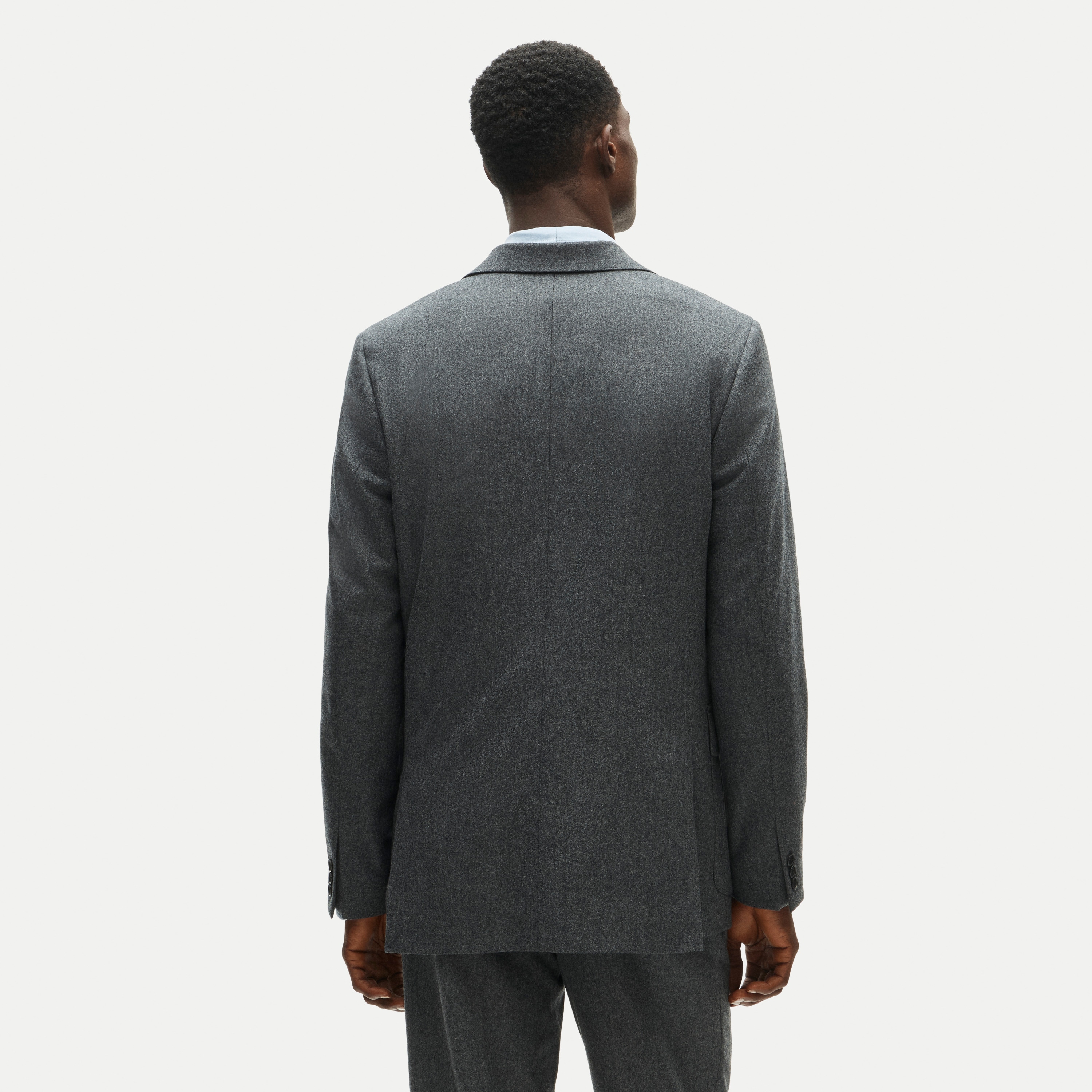 Kenmare Relaxed-fit suit jacket in Italian wool flannel