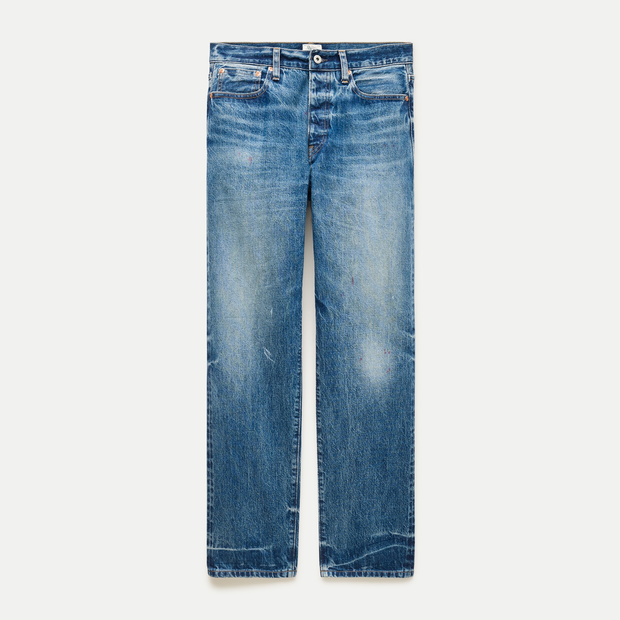 Classic Straight jean in vintage mechanic wash Japanese selvedge denim