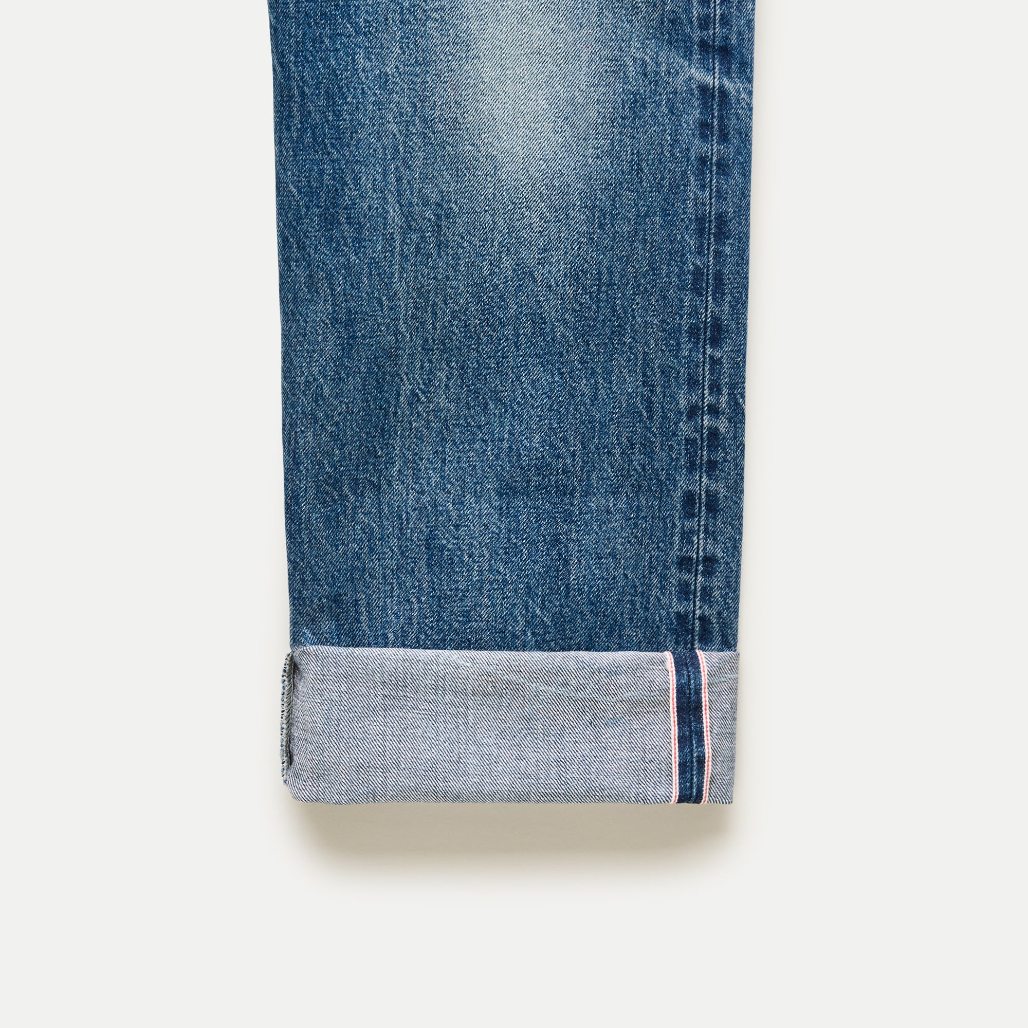Classic Straight jean in vintage mechanic wash Japanese selvedge denim