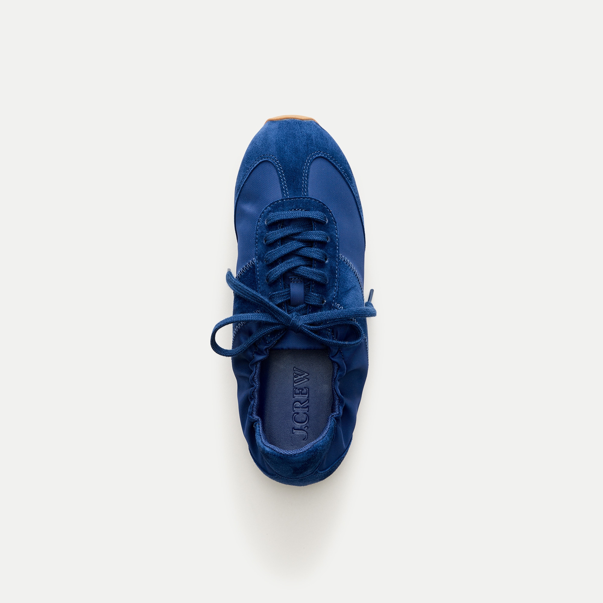 Ballet sneakers in suede and leather - thumbnail 4