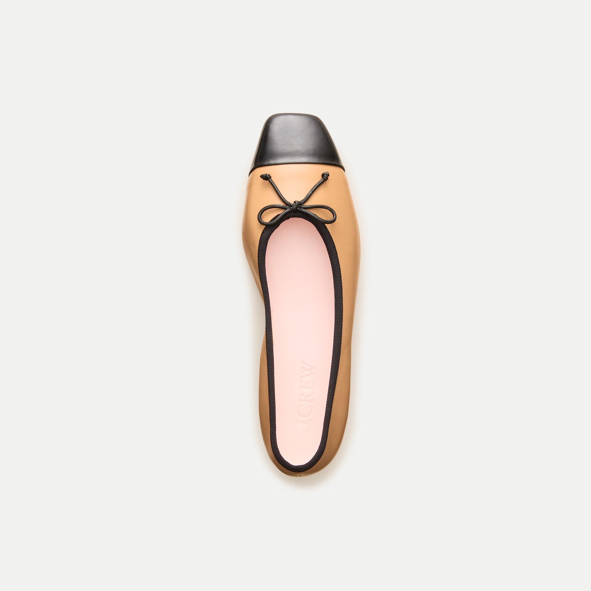 Sophie cap toe ballet flats in leather