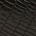 Mule pumps in lizard-embossed leather BLACK