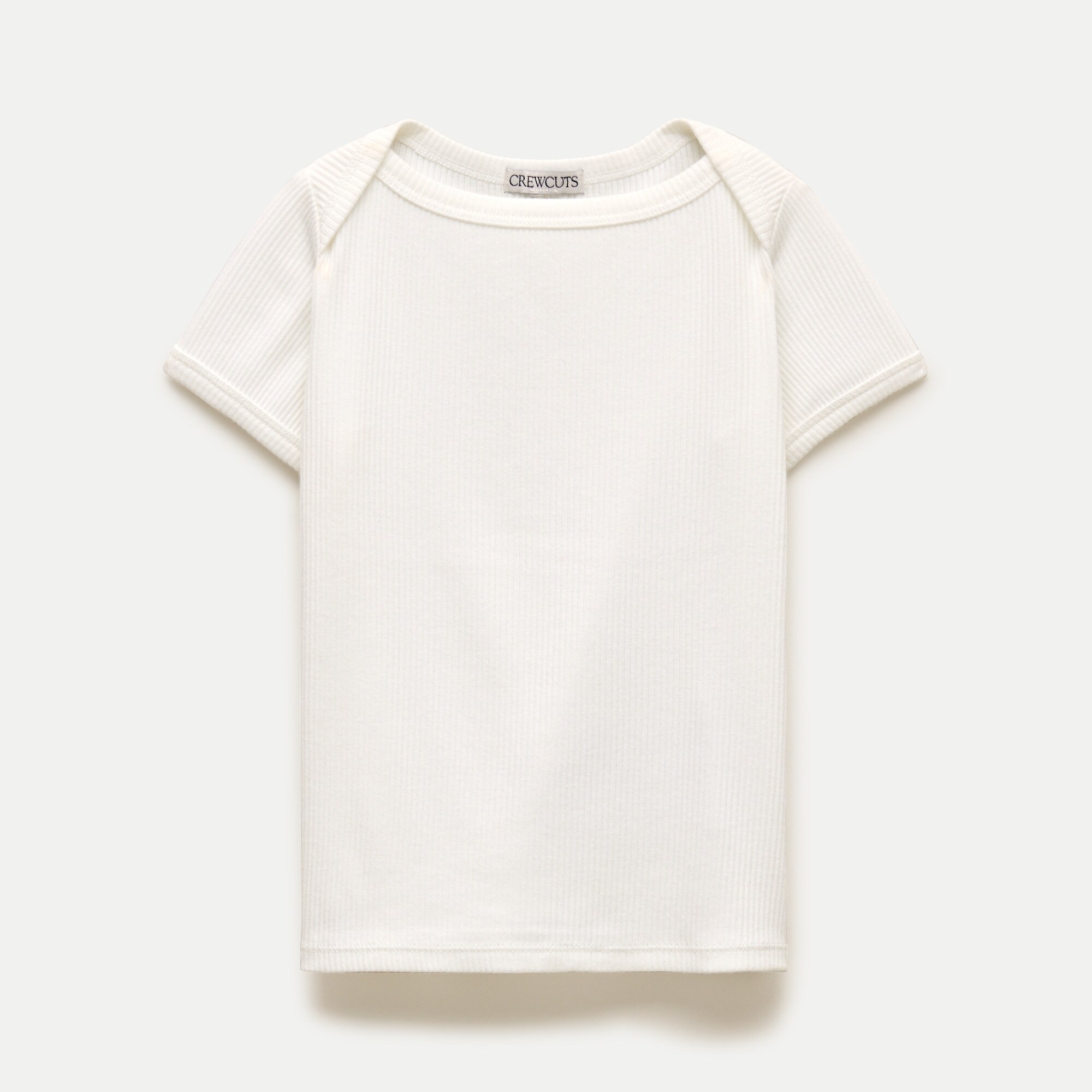 Girls' Boatneck T-shirt In Striped Vintage Rib For Girls | J.Crew